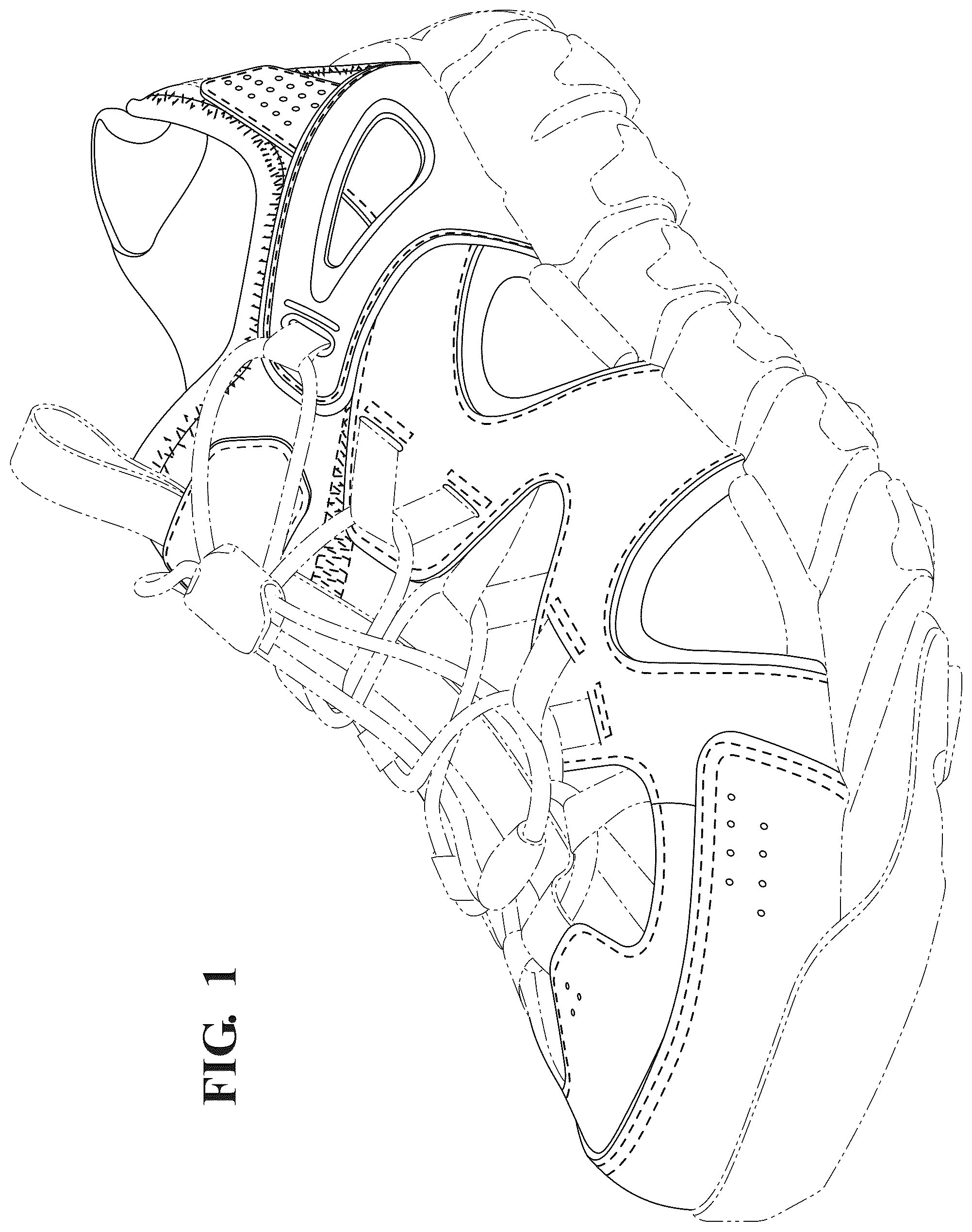 Patent USD1124622 — Footwear upper — Figure 1