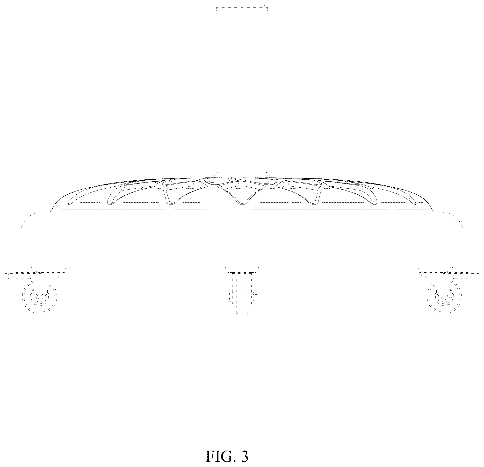 Patent USD1124628 Figure 3 – Umbrella base