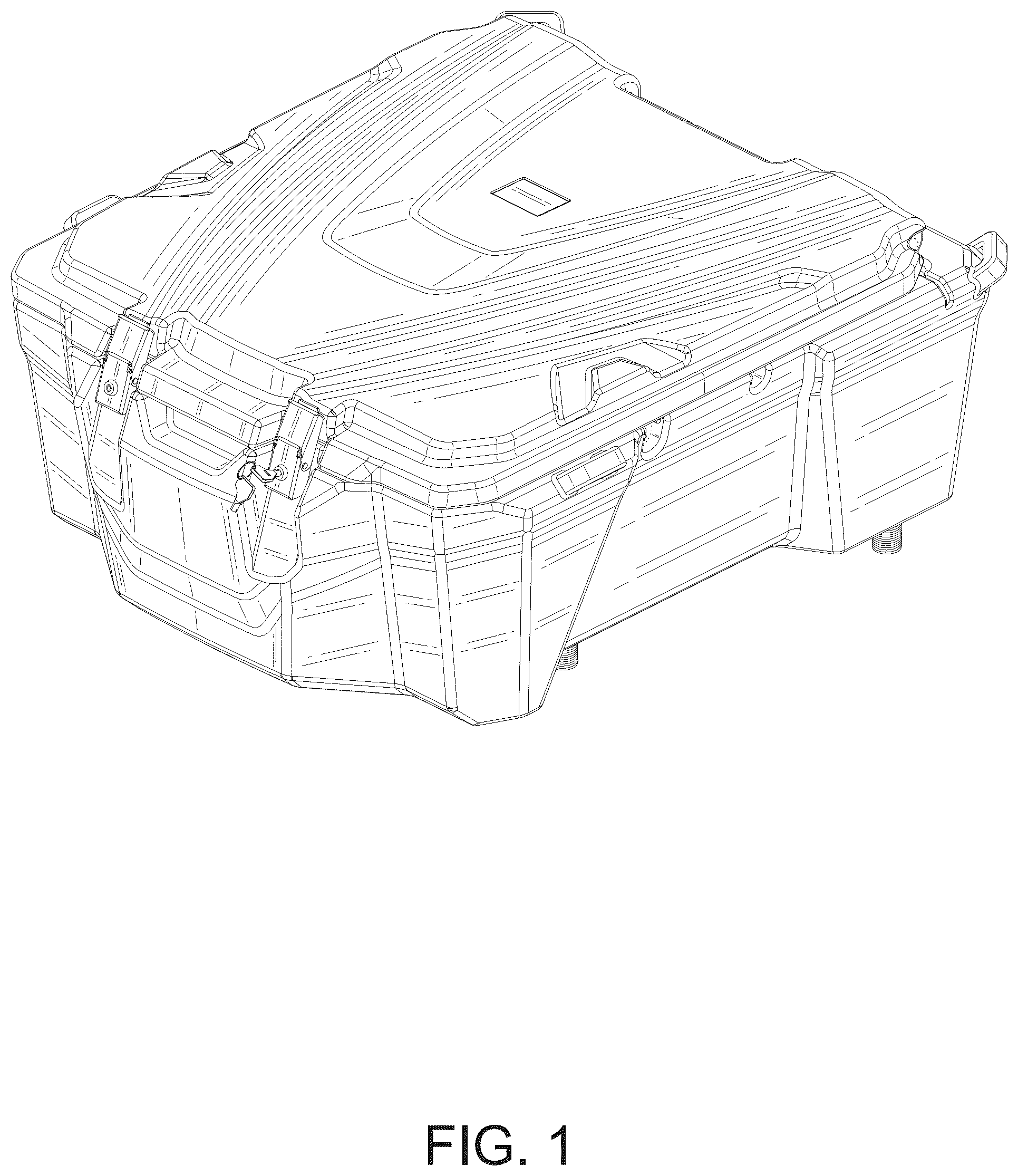 Patent USD1124631 — Storage box — Figure 1