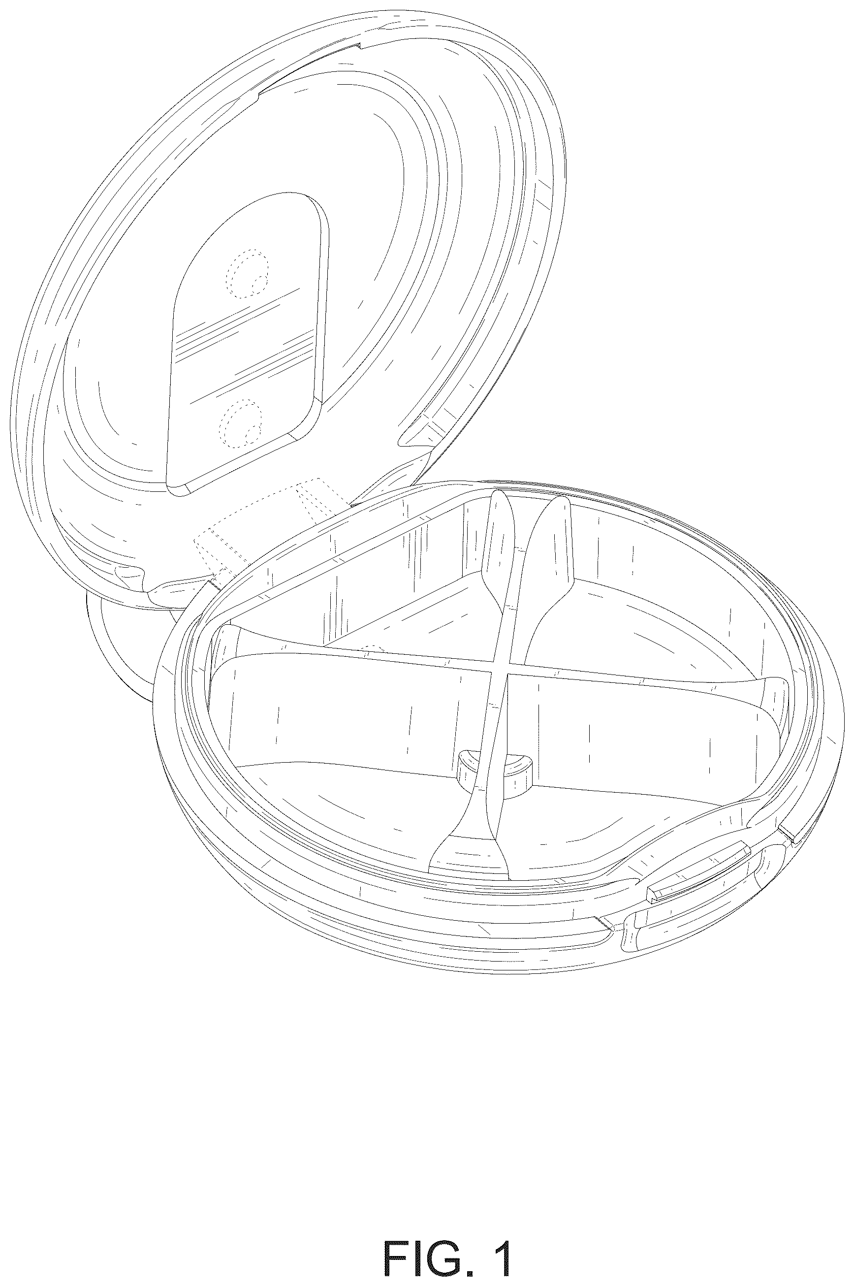 Patent USD1124632 — Pill box — Figure 1