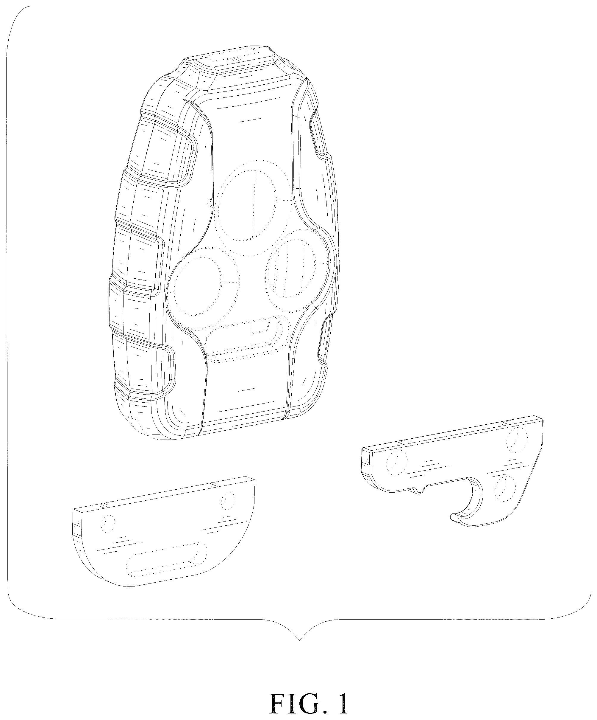 Patent USD1124634 — Key fob — Figure 1