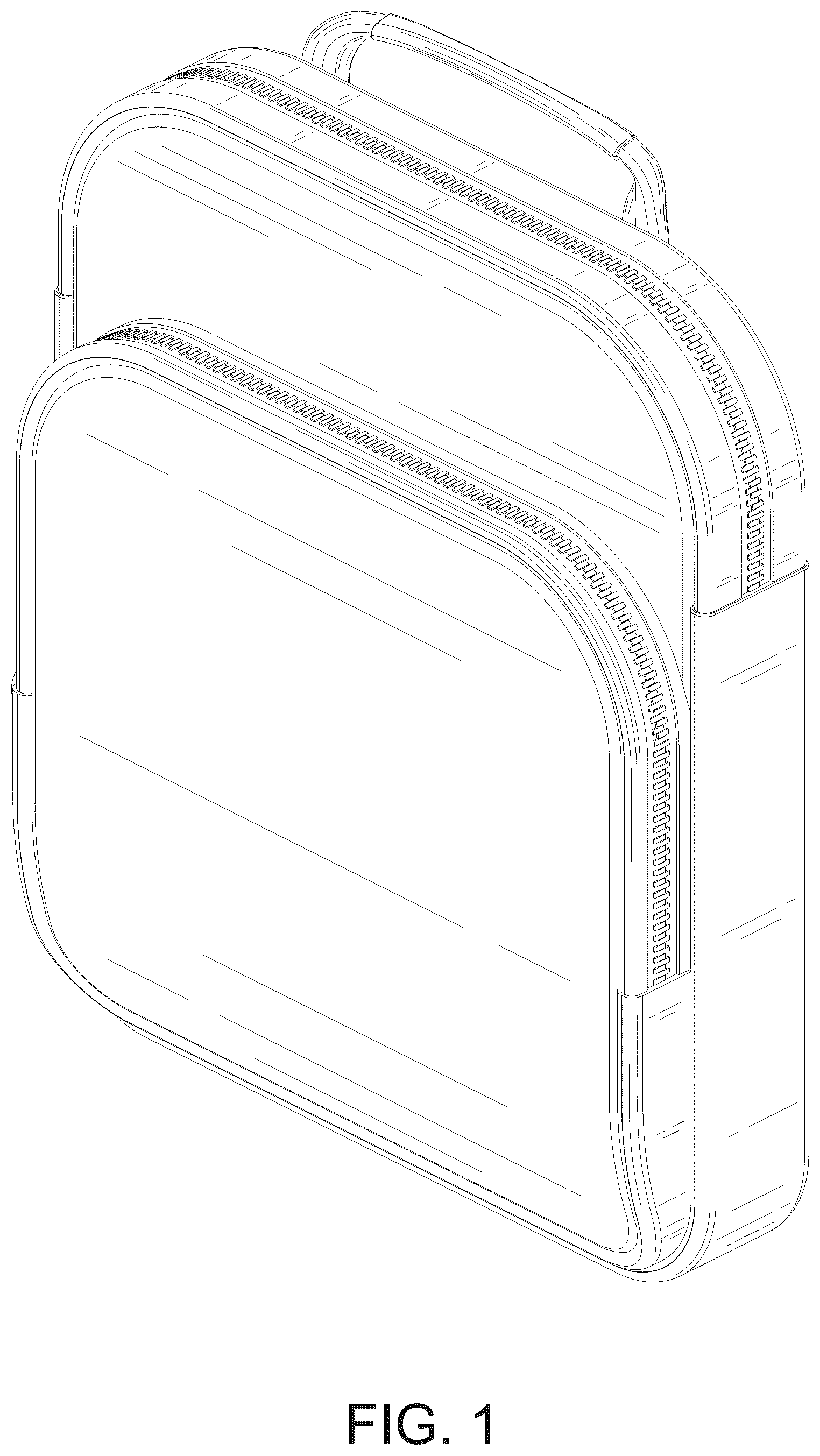 Patent USD1124637 — Book sleeve bag — Figure 1
