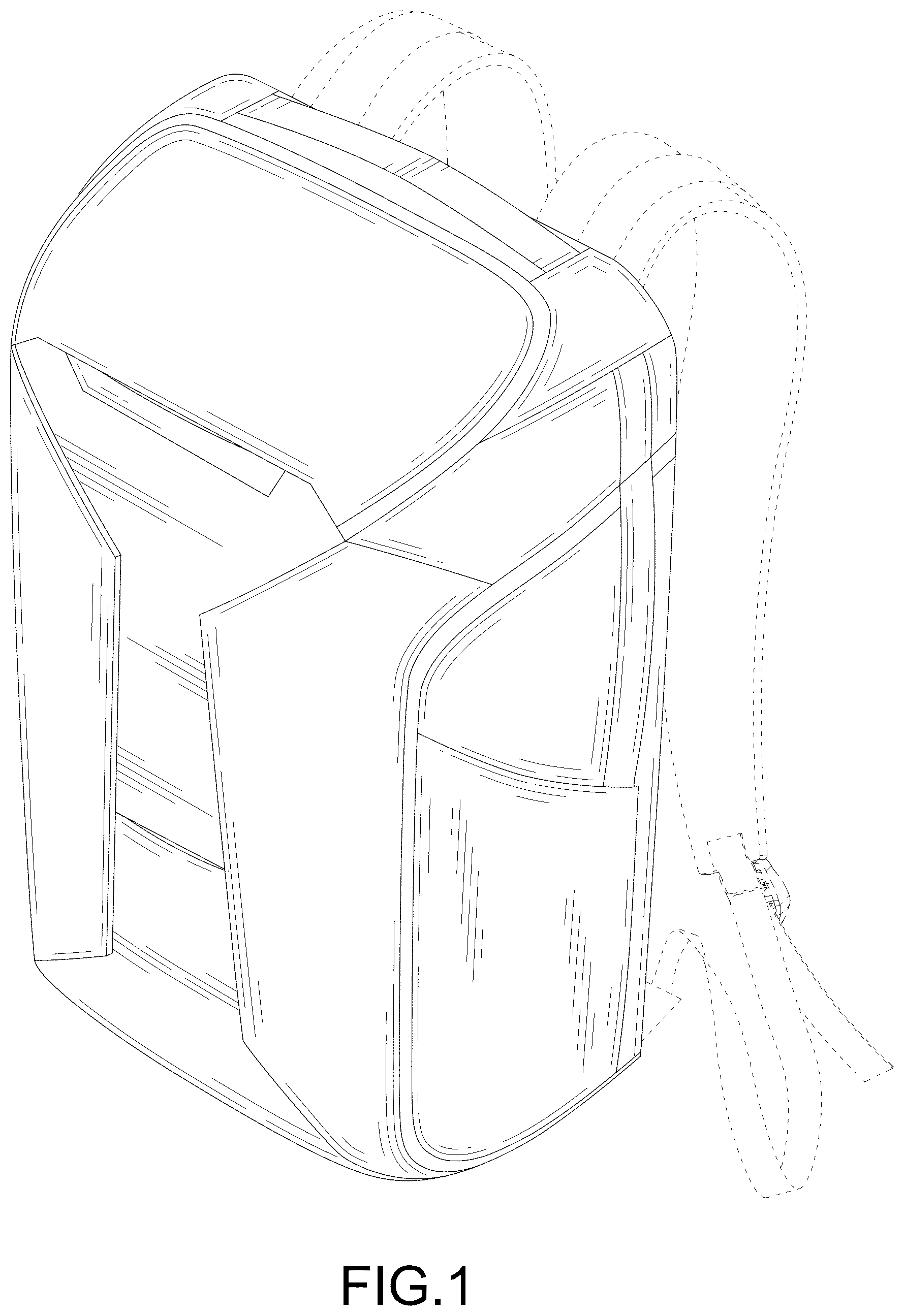 Patent USD1124638 — Backpack — Figure 1