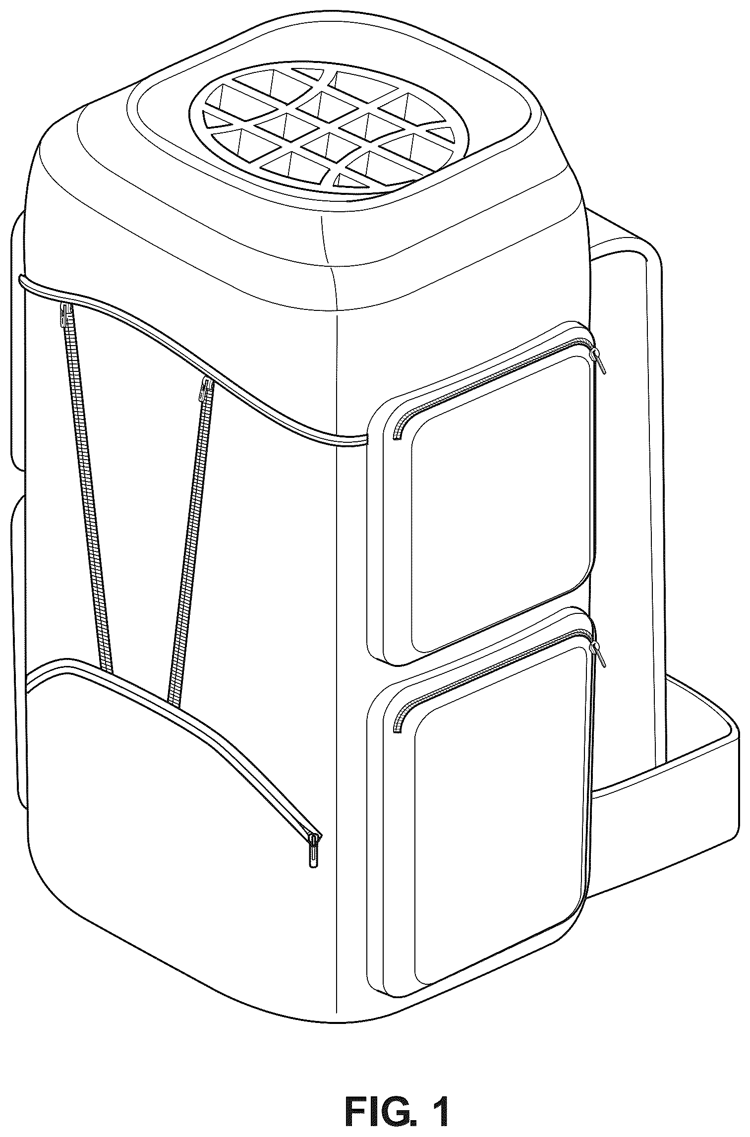 Patent USD1124648 — Golf backpack — Figure 1