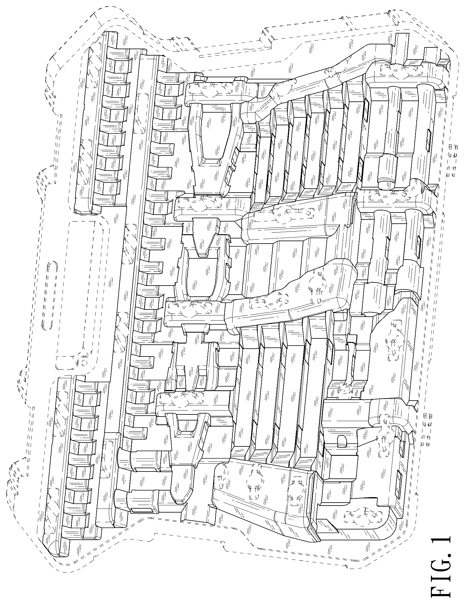 Patent USD1124655 Figure 1 – Tool box