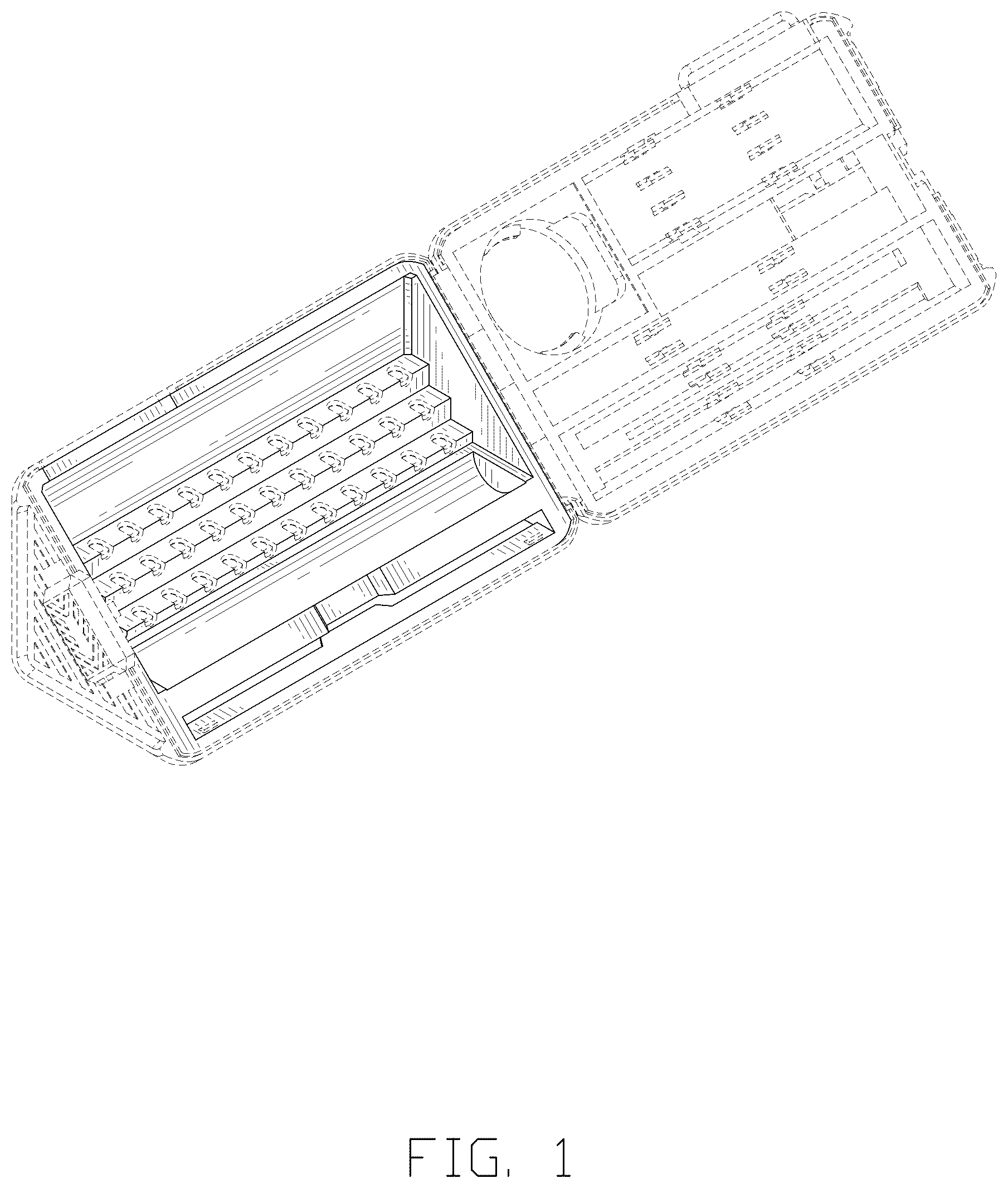 Patent USD1124661 — Tool box lining — Figure 1