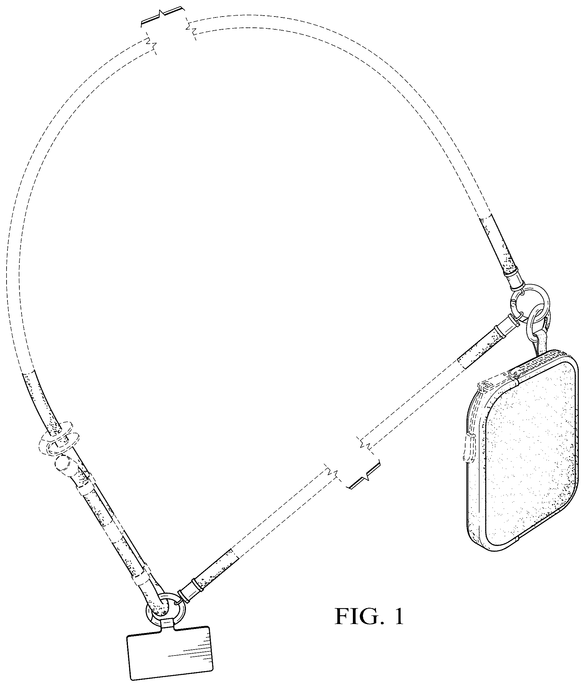 Patent USD1124663 Figure 1 – Crossbody bag