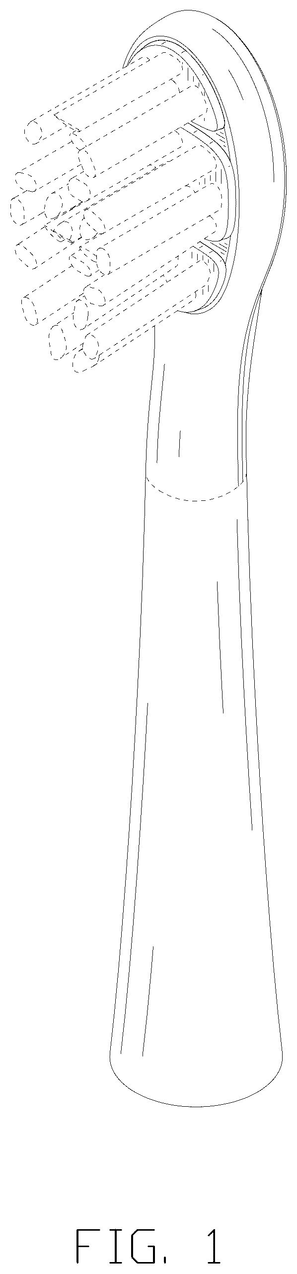 Patent USD1124666 — Toothbrush head — Figure 1