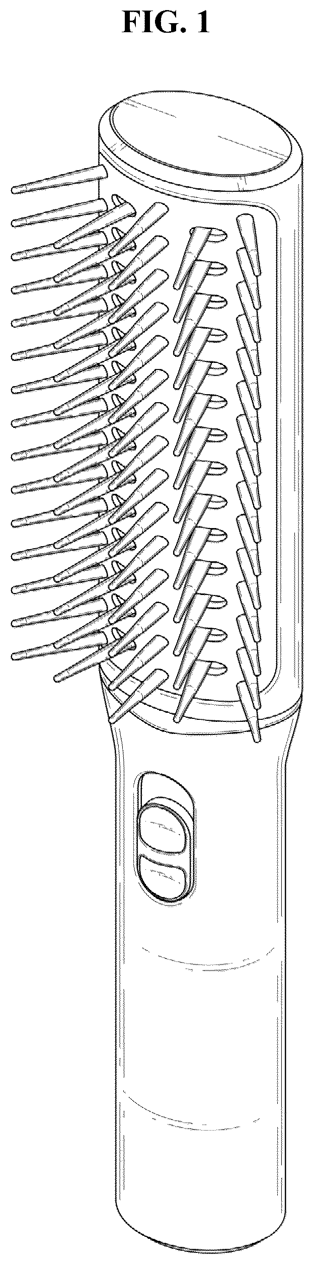 Patent USD1124670 — Styling hairbrush — Figure 1