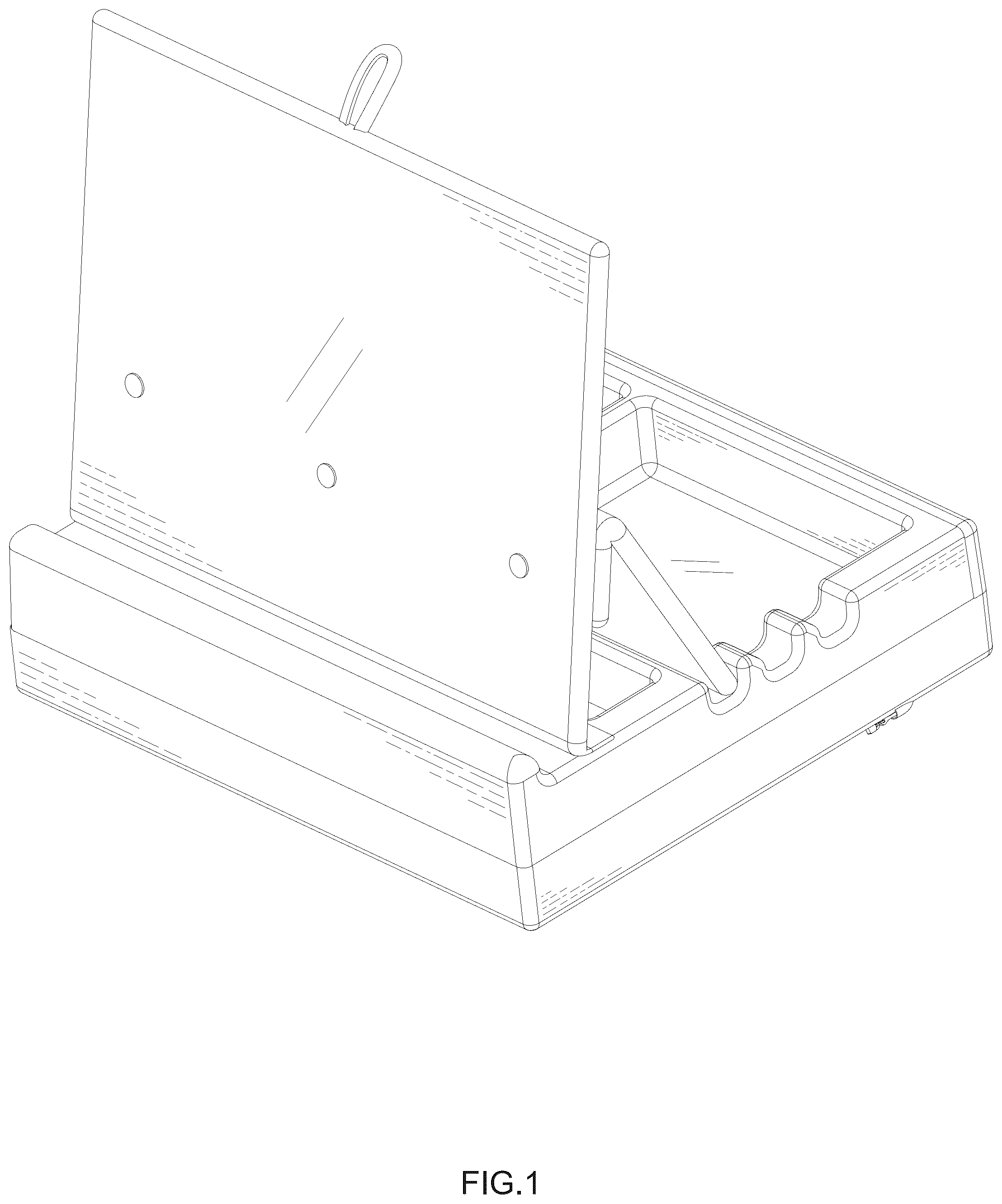 Patent USD1124675 — Reading pillow stand — Figure 1