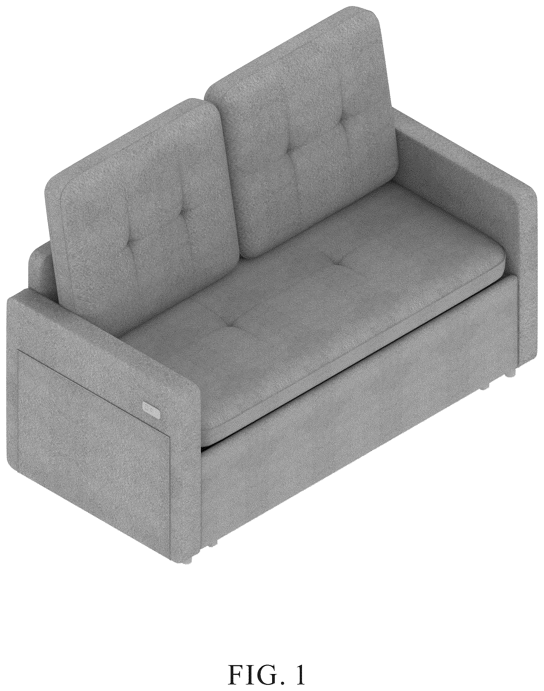 Patent USD1124680 — Sofa — Figure 1
