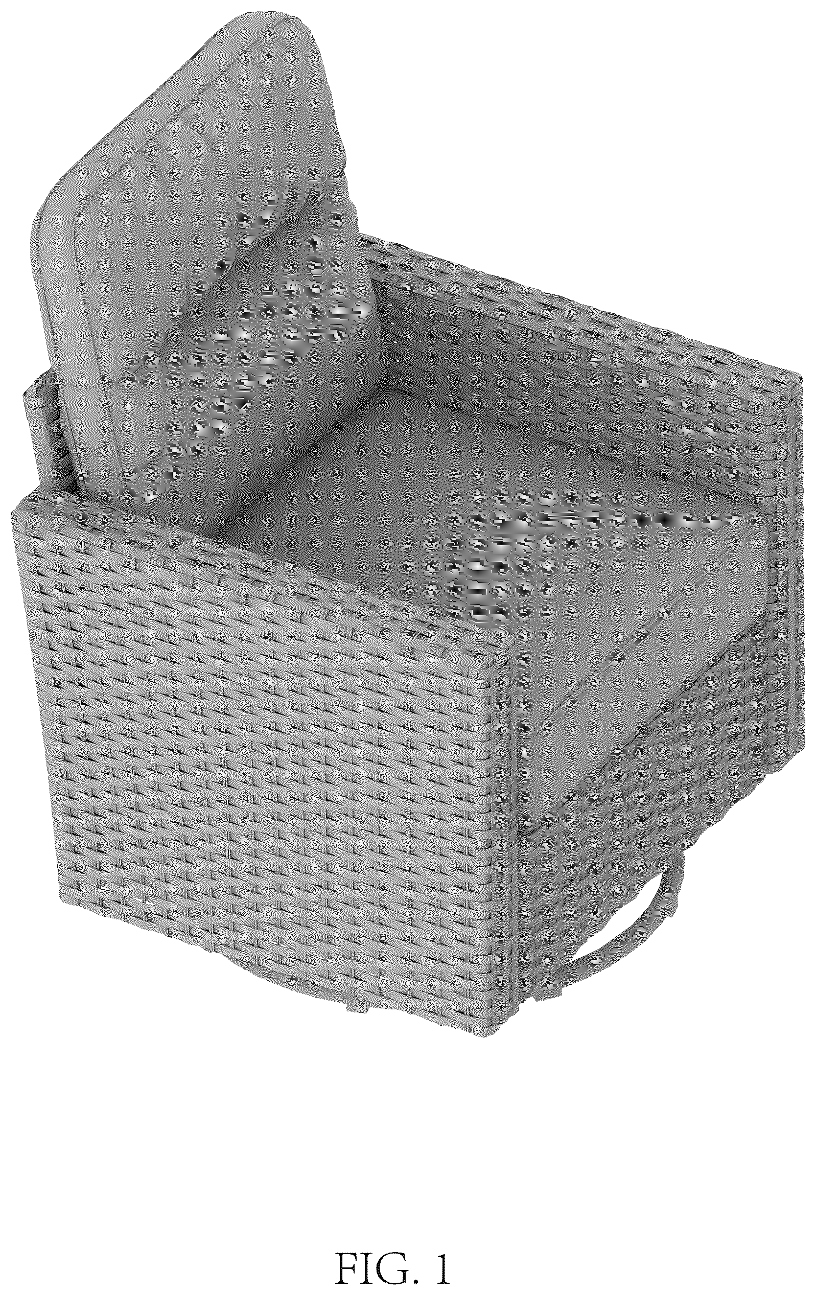 Patent USD1124688 — Chair — Figure 1