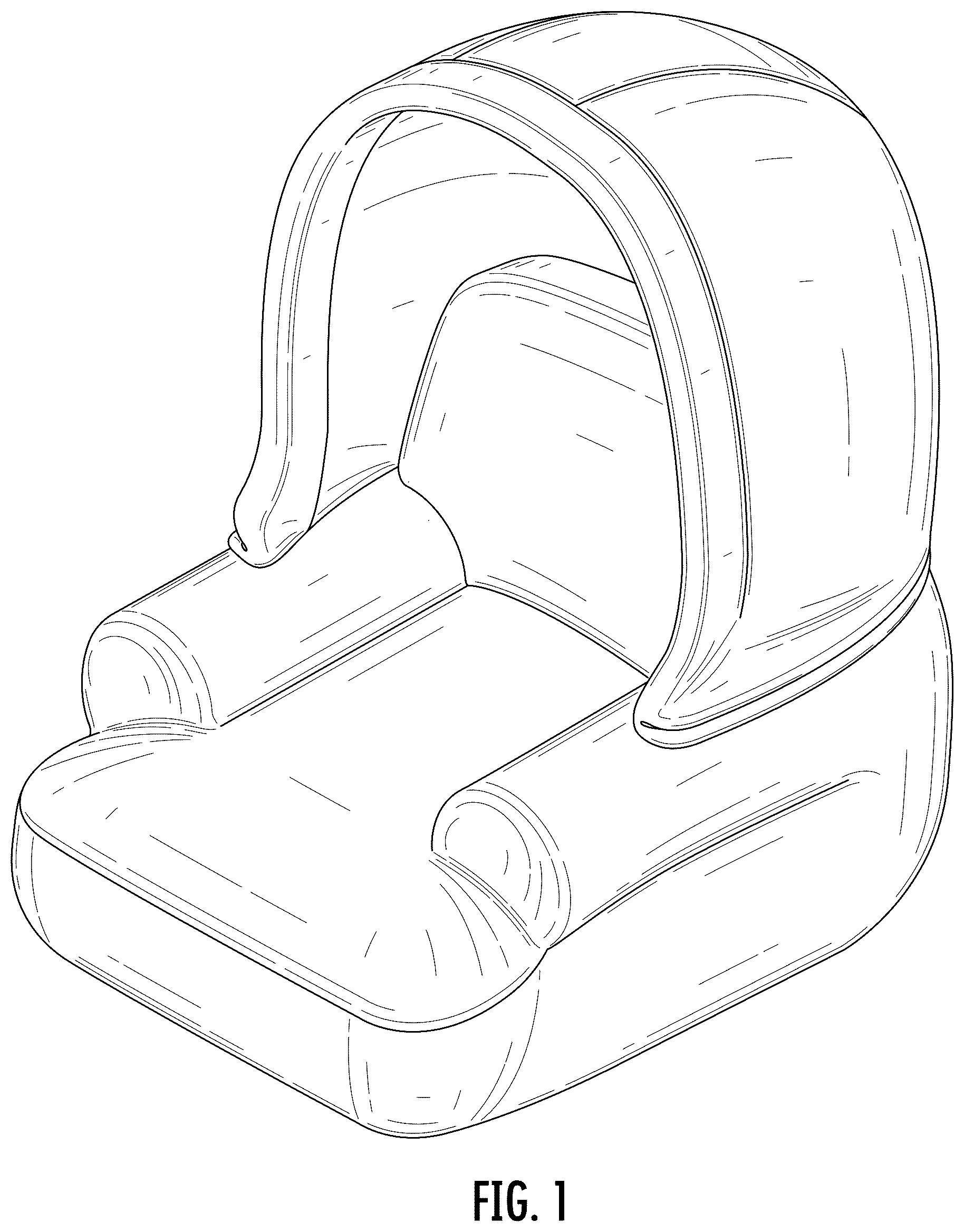 Patent USD1124691 Figure 1 – Chair