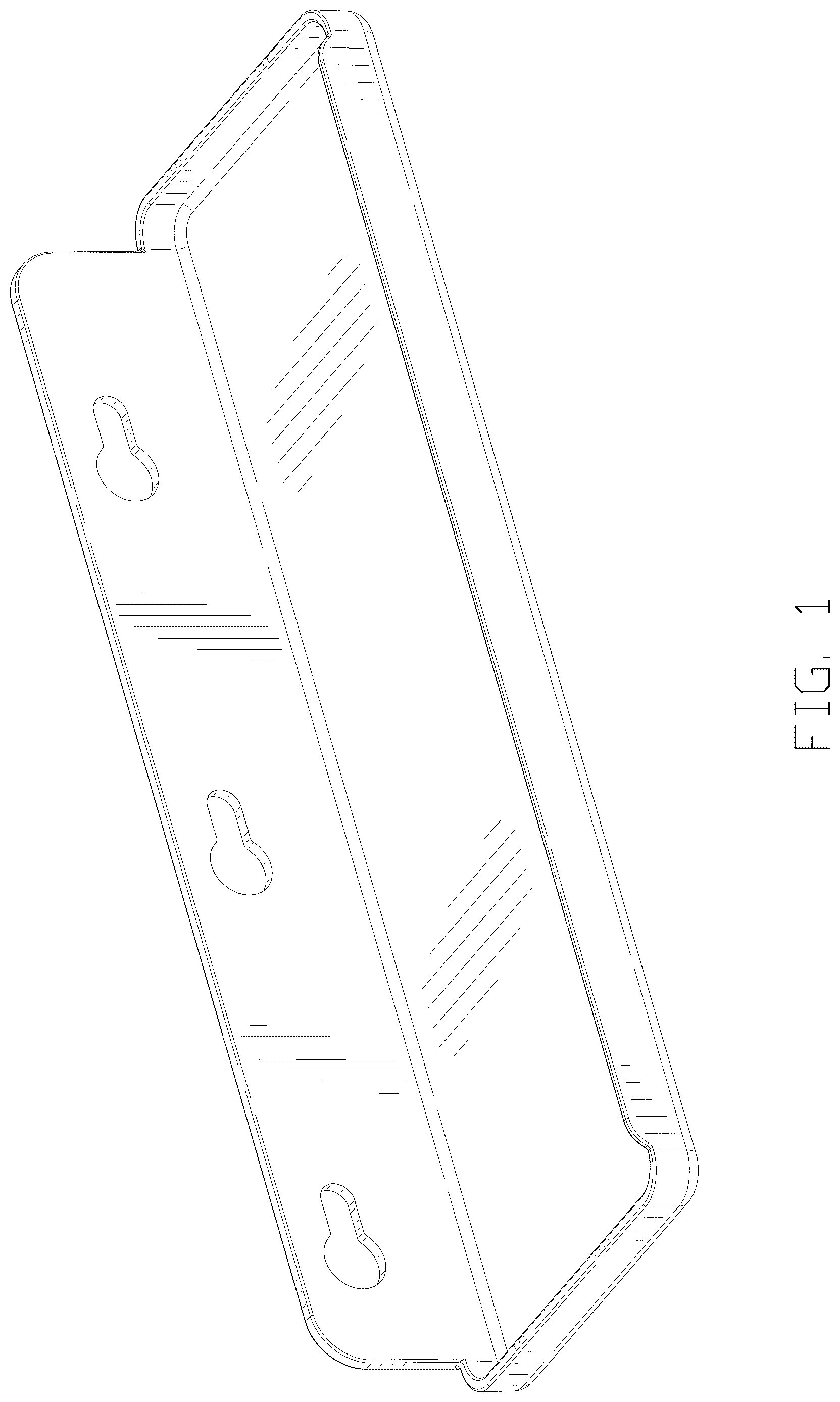 Patent USD1124707 Figure 1 – Shelf