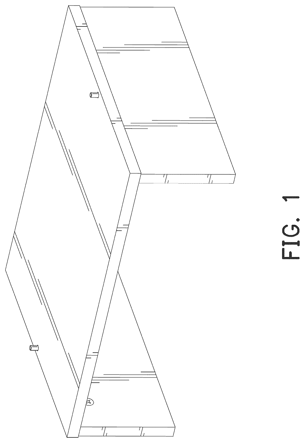 Patent USD1124718 — Desk riser — Figure 1