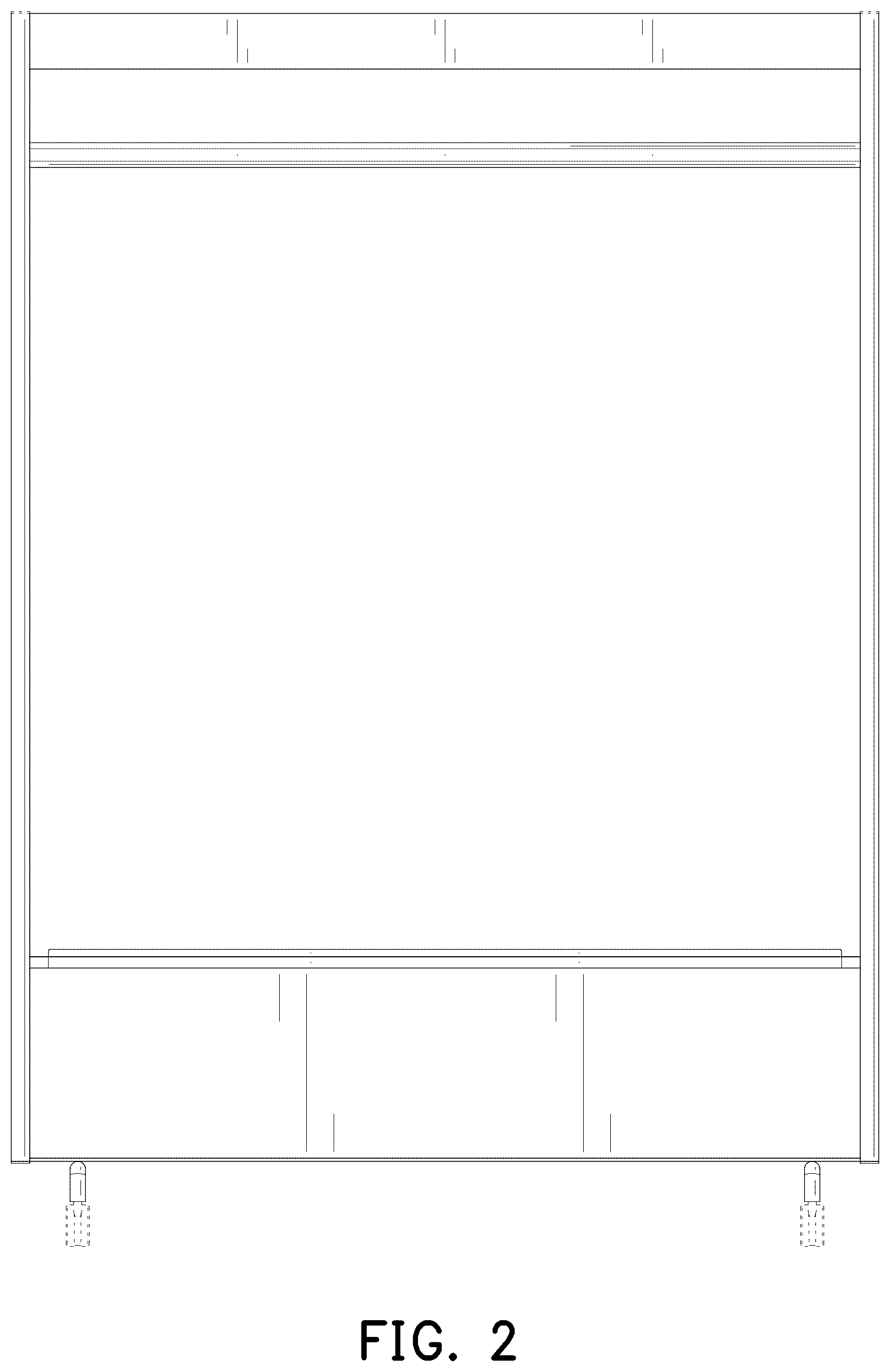 Patent USD1124727 Figure 2 – Shelf