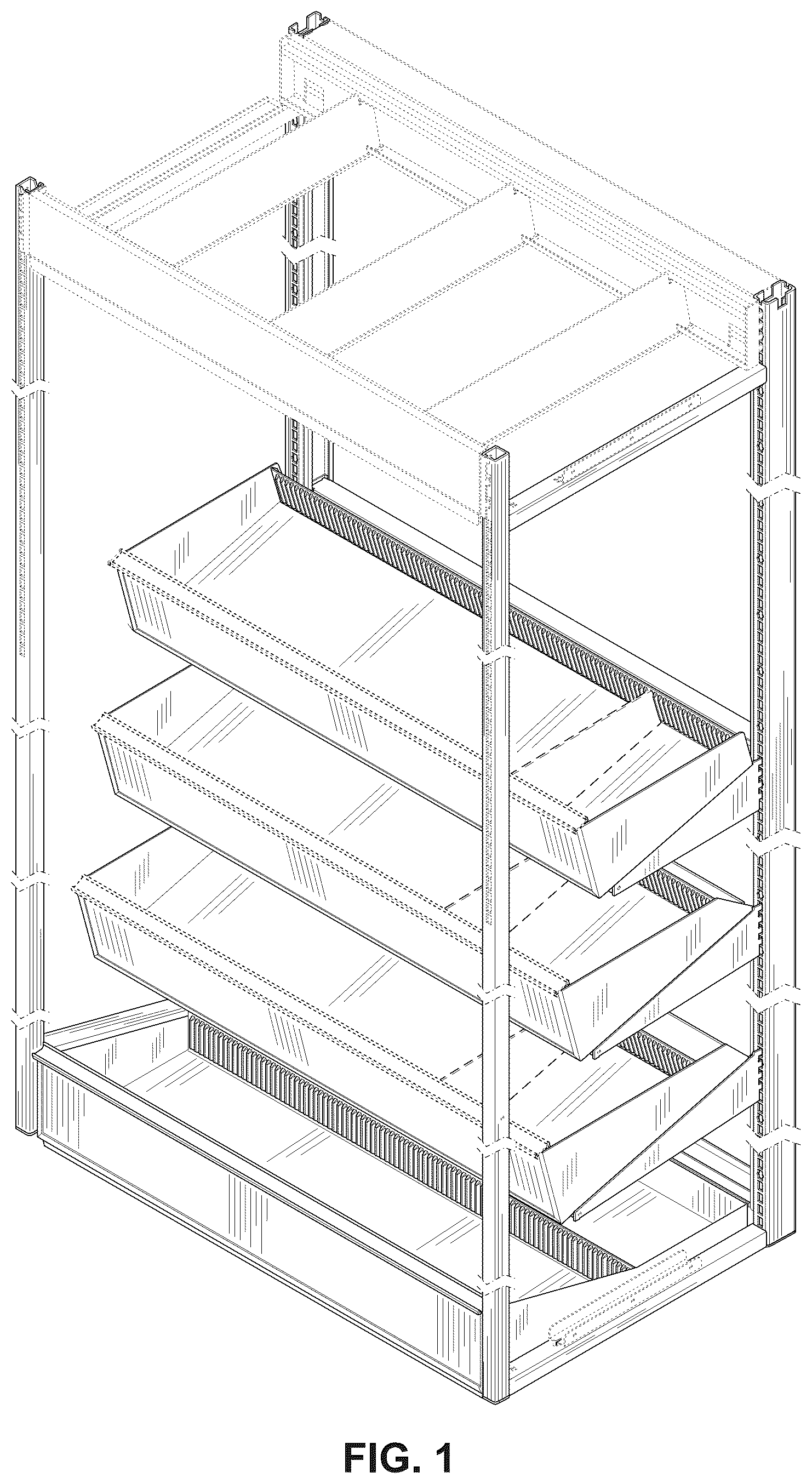 Patent USD1124728 — Retail display — Figure 1