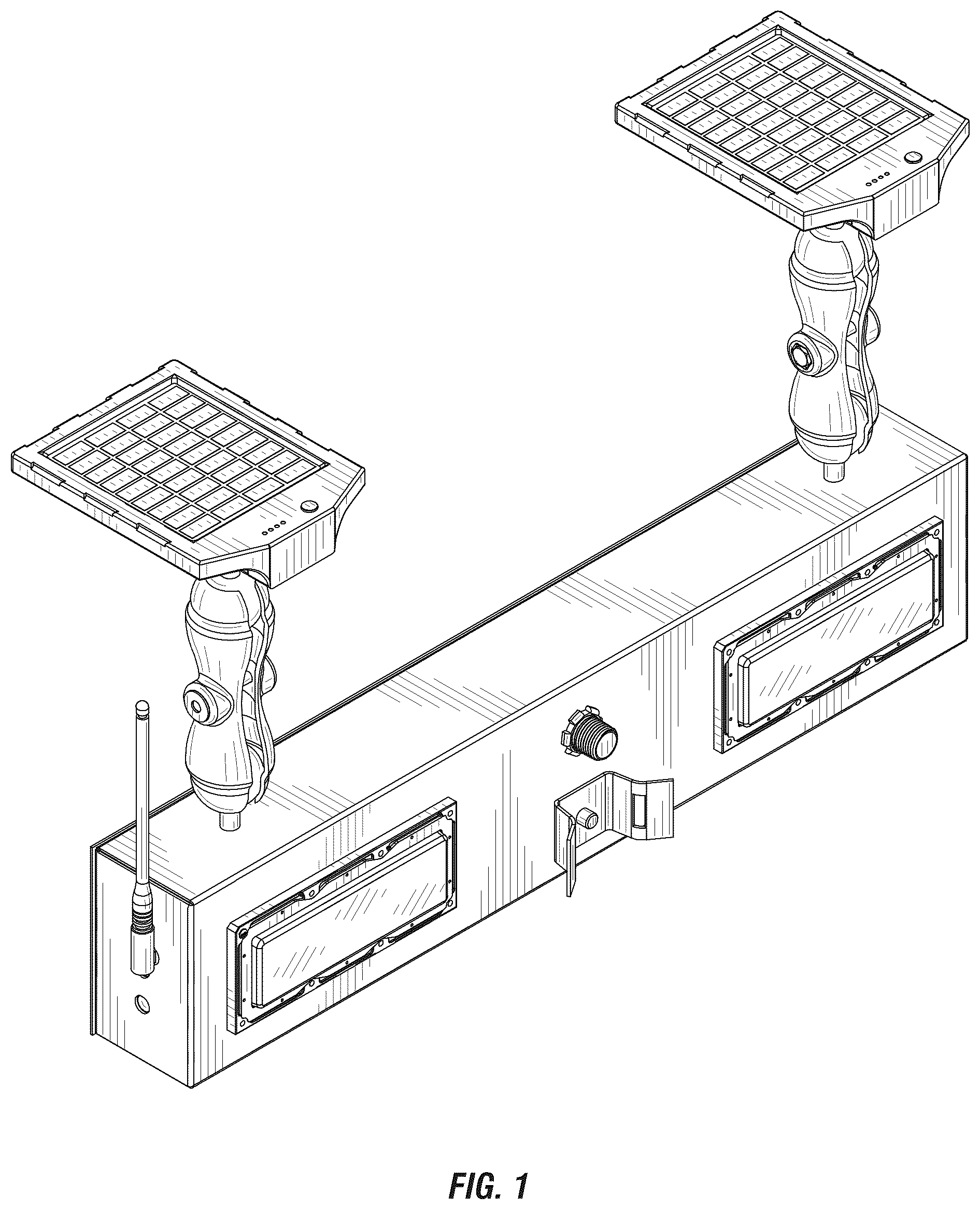 Patent USD1124729 Figure 1 – Roadway beacon