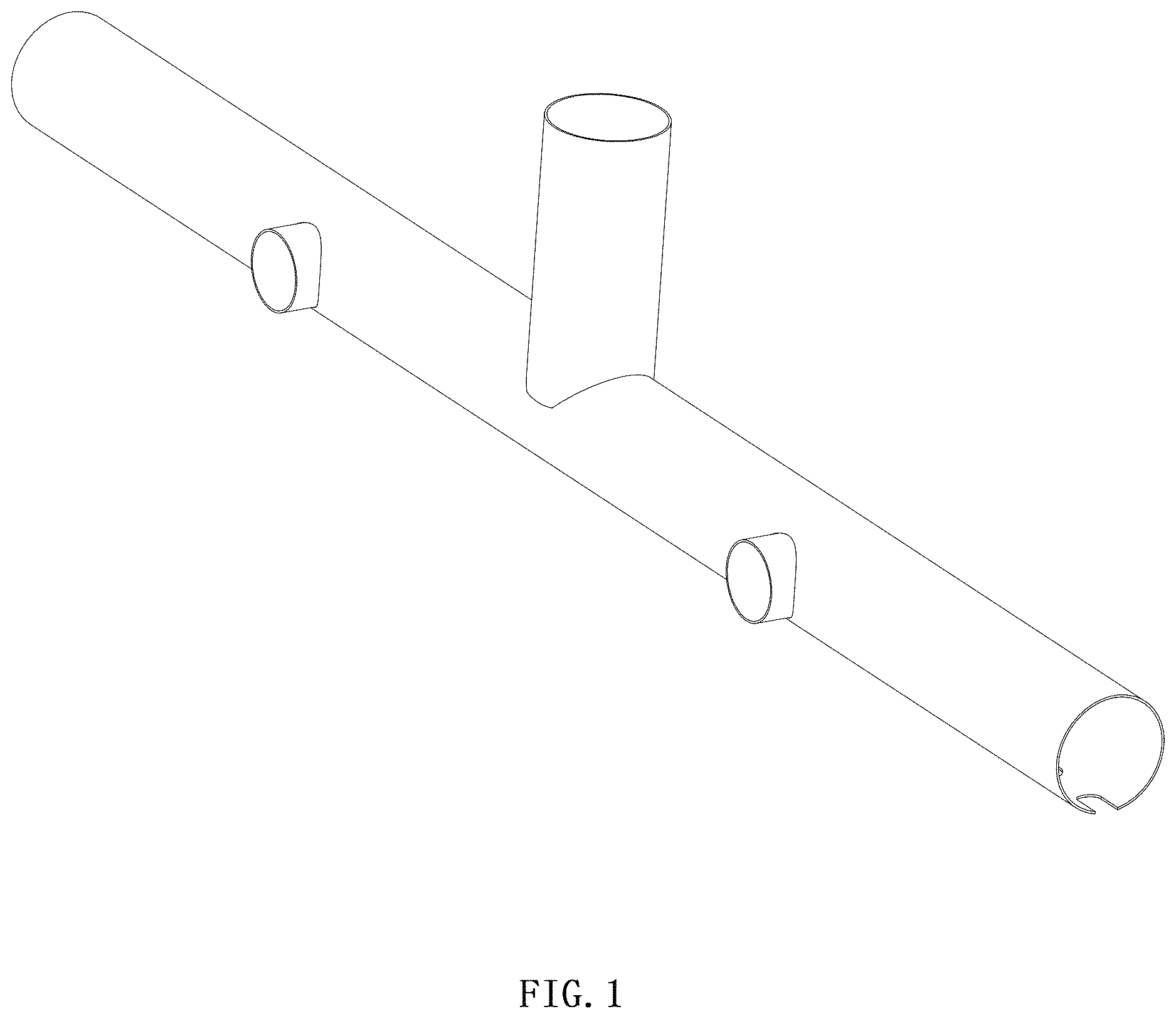 Patent USD1124731 — Base of clothes hanger — Figure 1