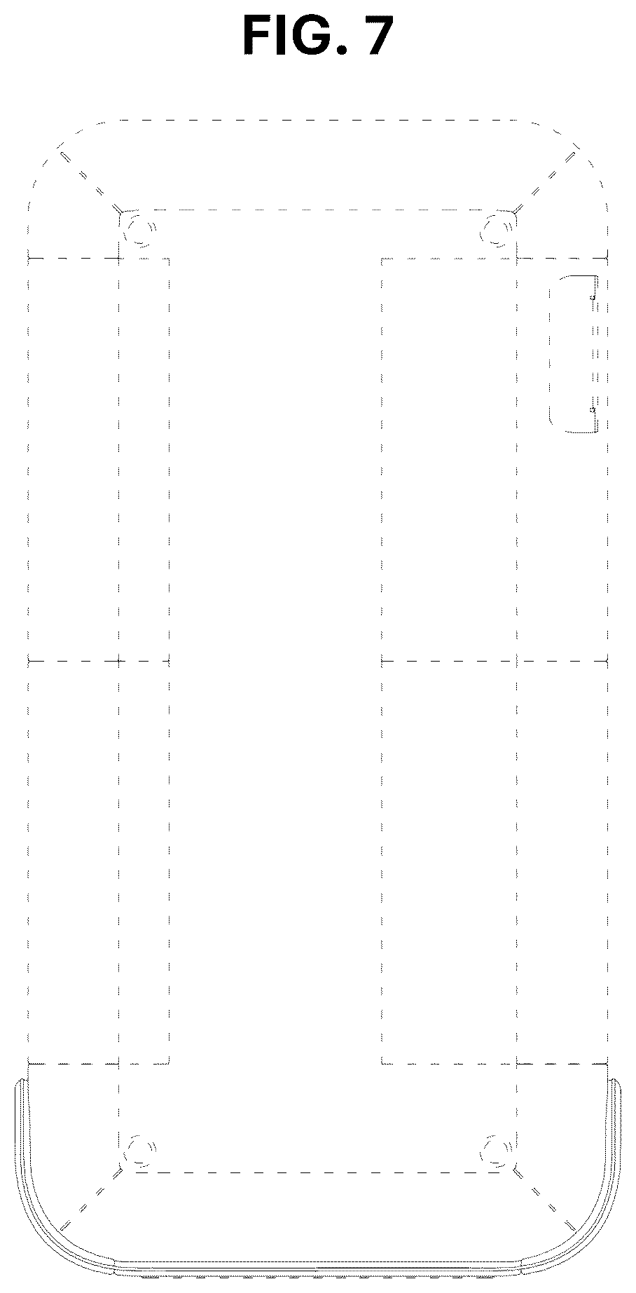 Patent USD1124741 Figure 5 – Motion bed combined with a spinal warmer