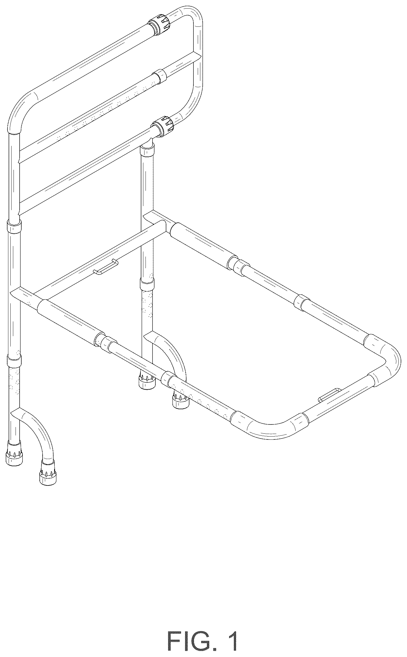 Patent USD1124742 — Retractable handrail — Figure 1