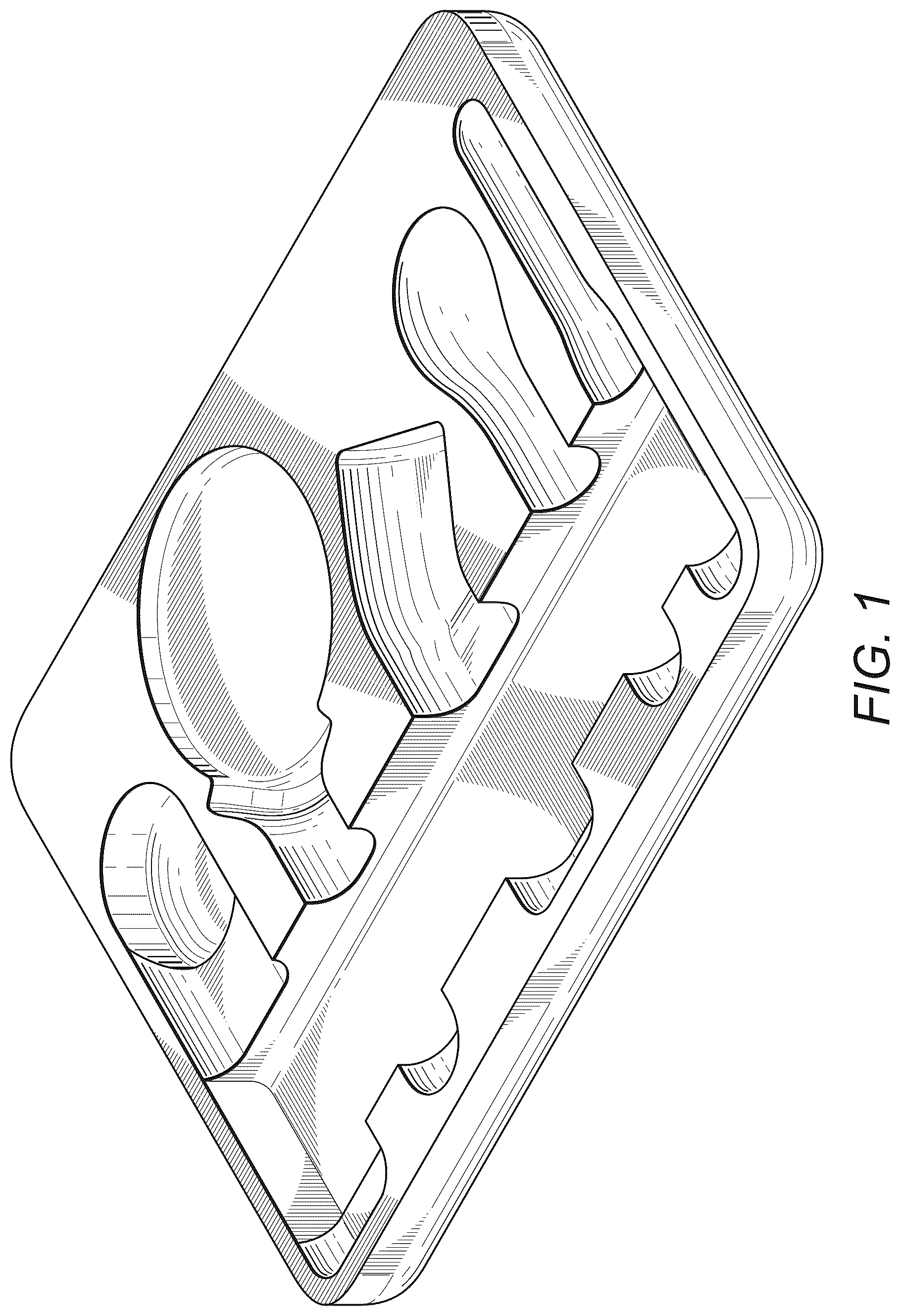 Patent USD1124765 Figure 1 – Culinary tool storage