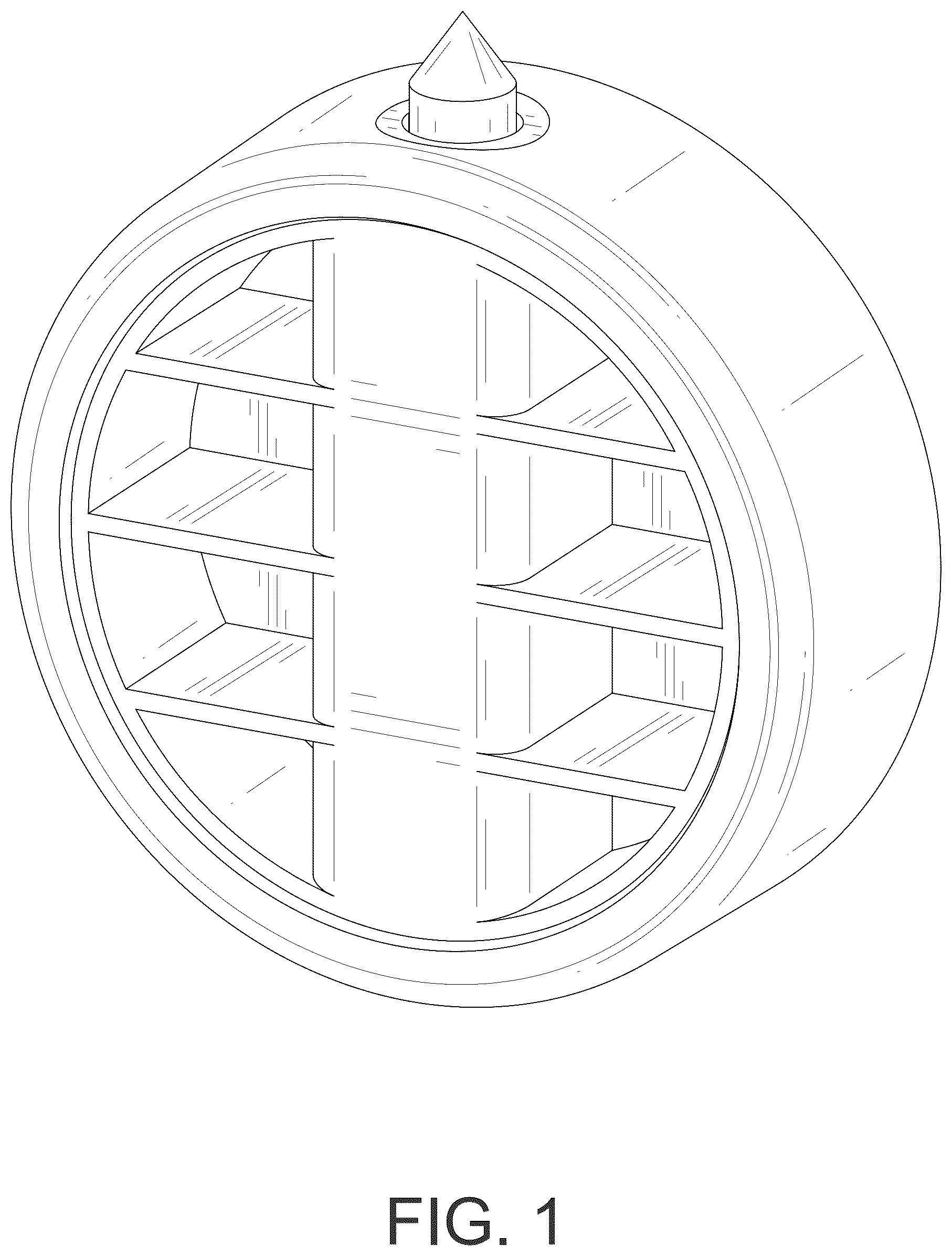 Patent USD1124766 — Cup liner — Figure 1