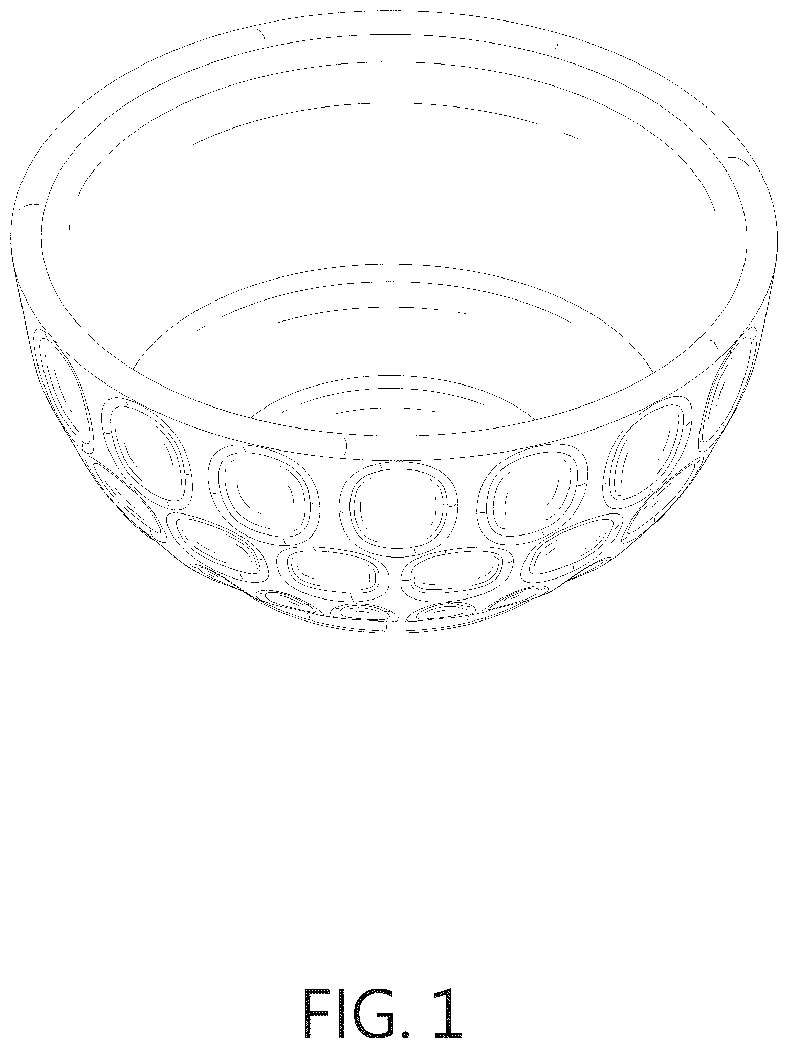 Patent USD1124780 — Bowl — Figure 1