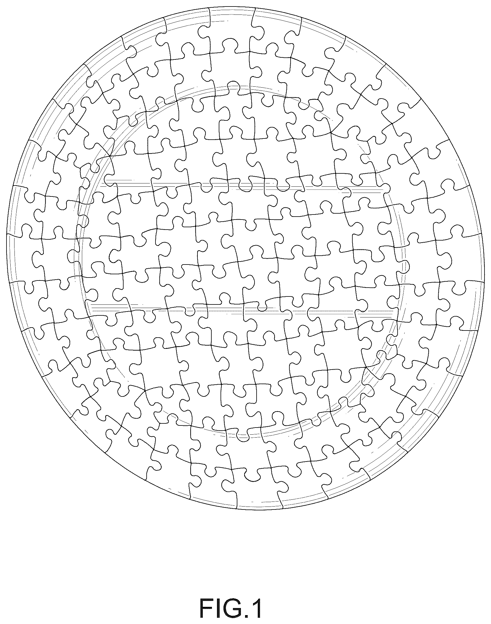 Patent USD1124781 — Puzzle plate — Figure 1