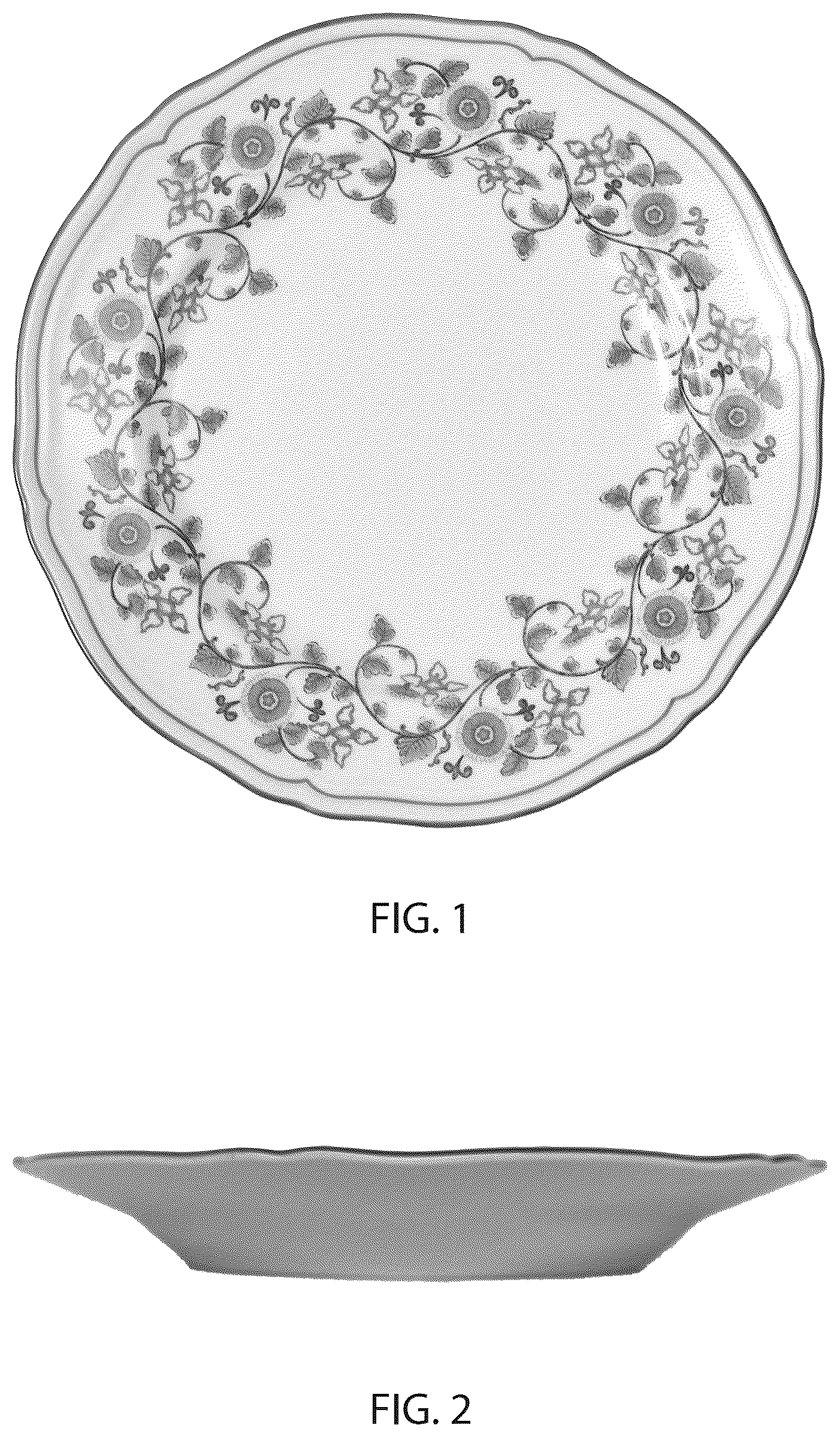 Patent USD1124782 — Plate — Figure 1