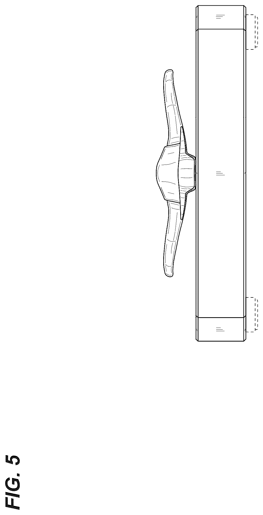 Patent USD1124798 Figure 5 – Cutting board