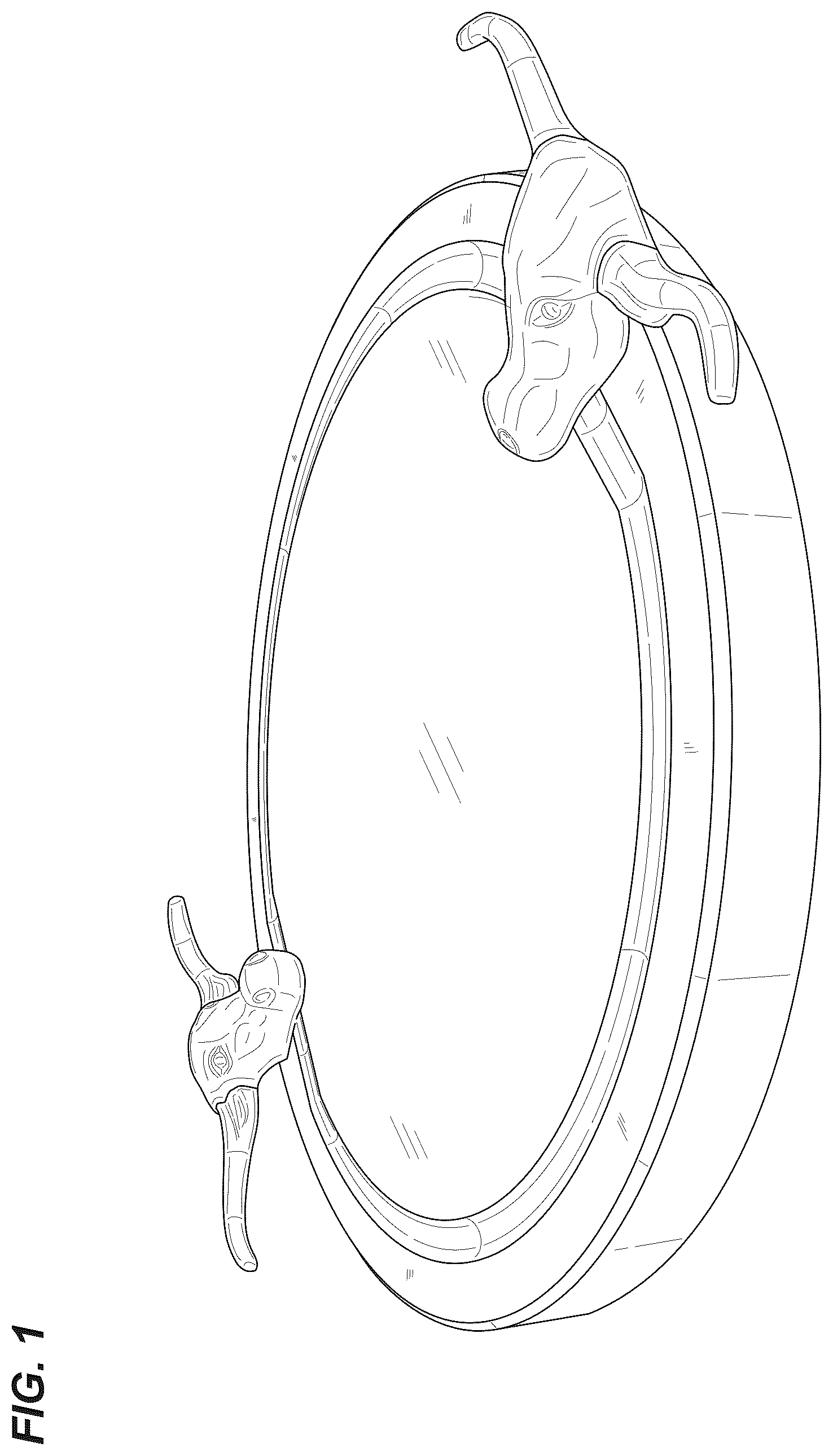 Patent USD1124799 Figure 1 – Cutting board