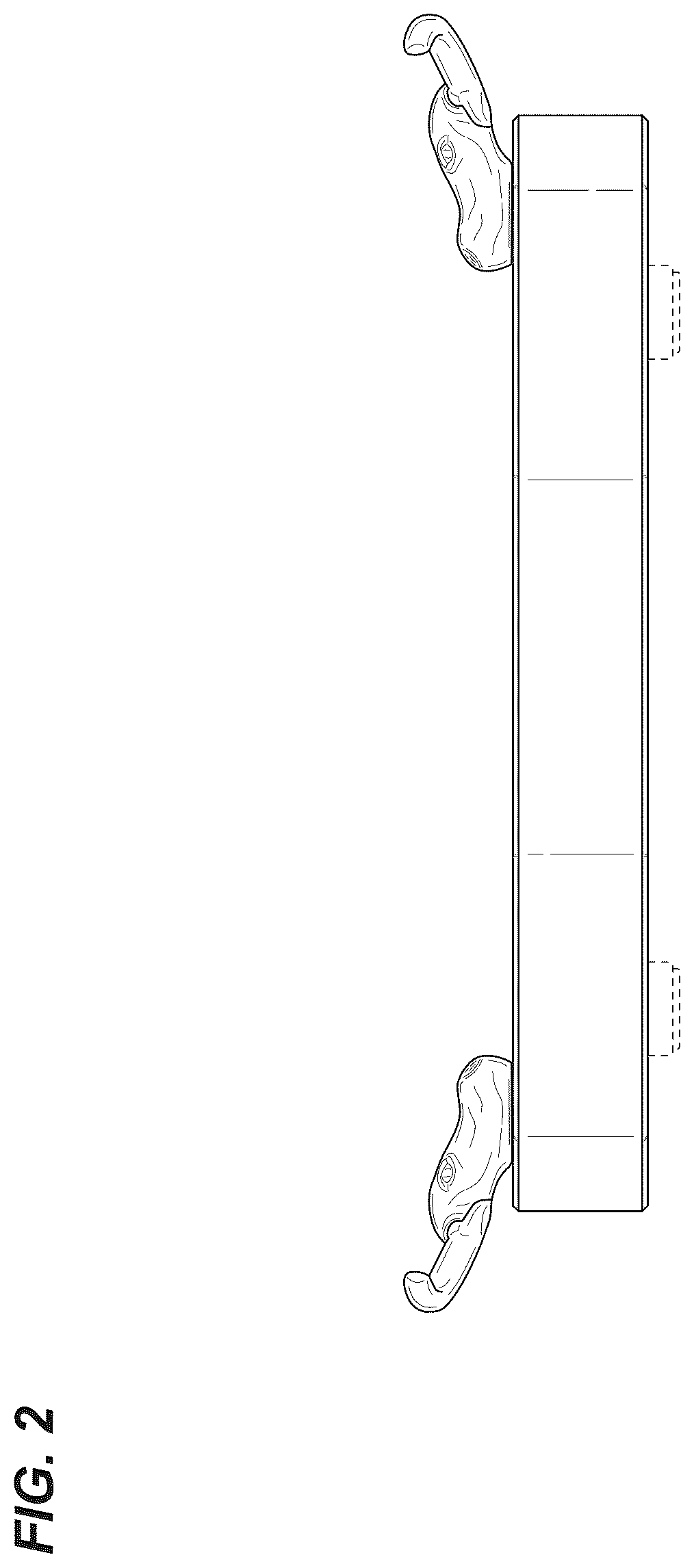 Patent USD1124799 Figure 2 – Cutting board