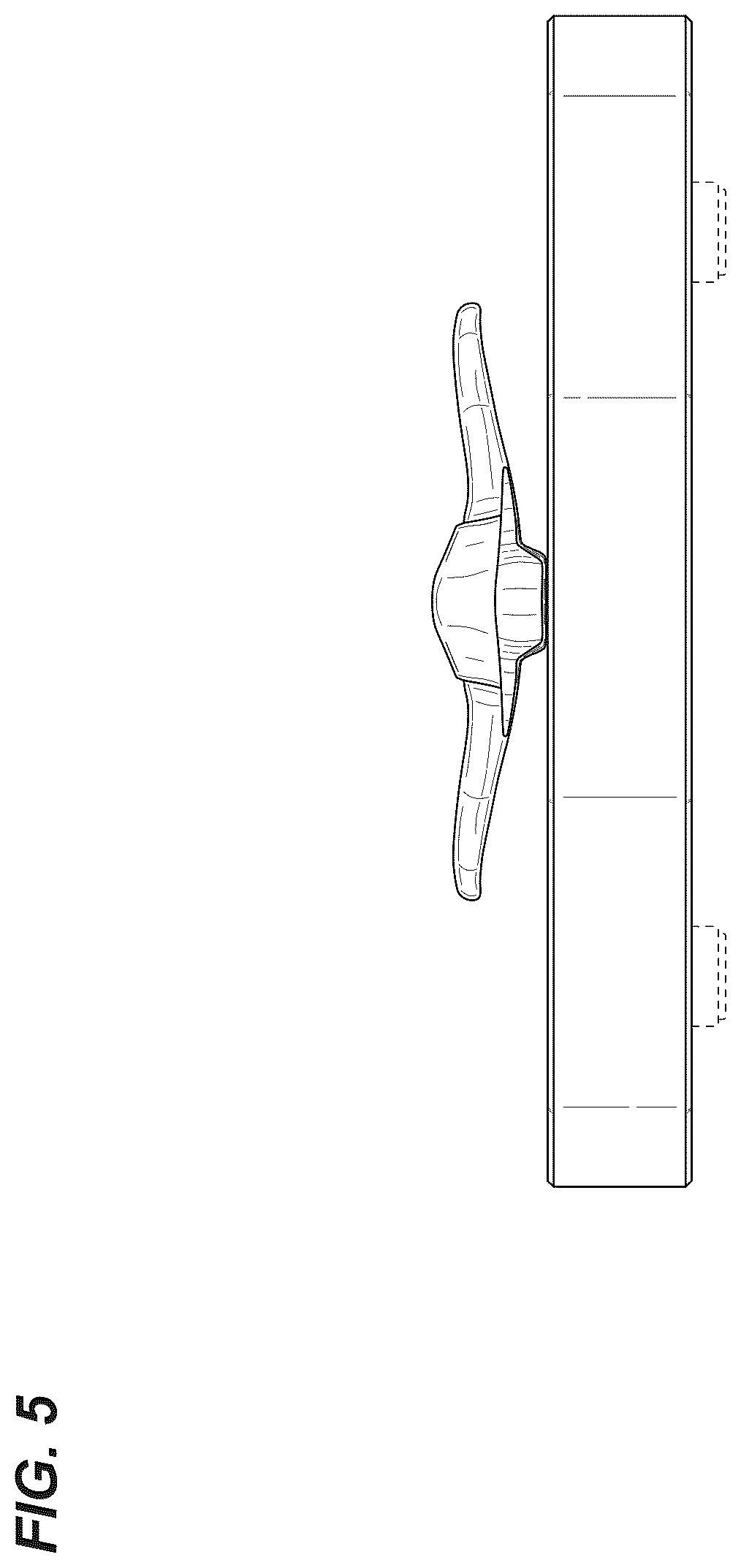 Patent USD1124799 Figure 5 – Cutting board