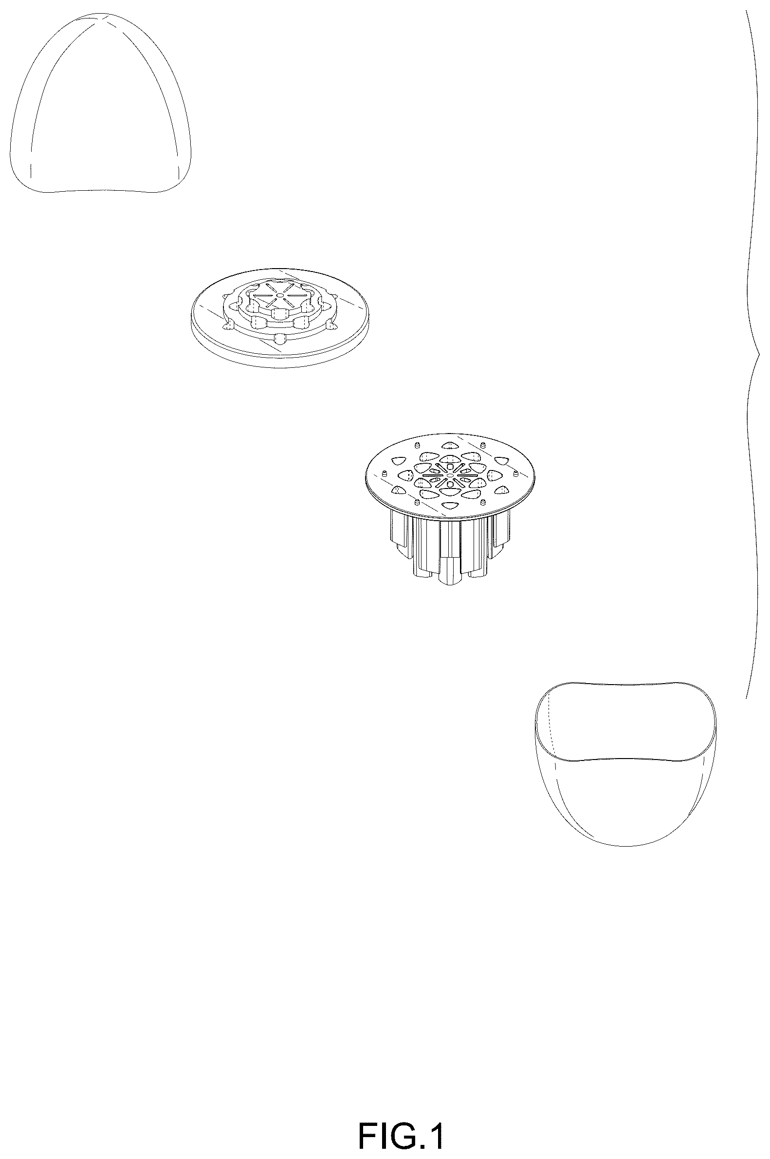 Patent USD1124800 — Tableware storage assembly — Figure 1