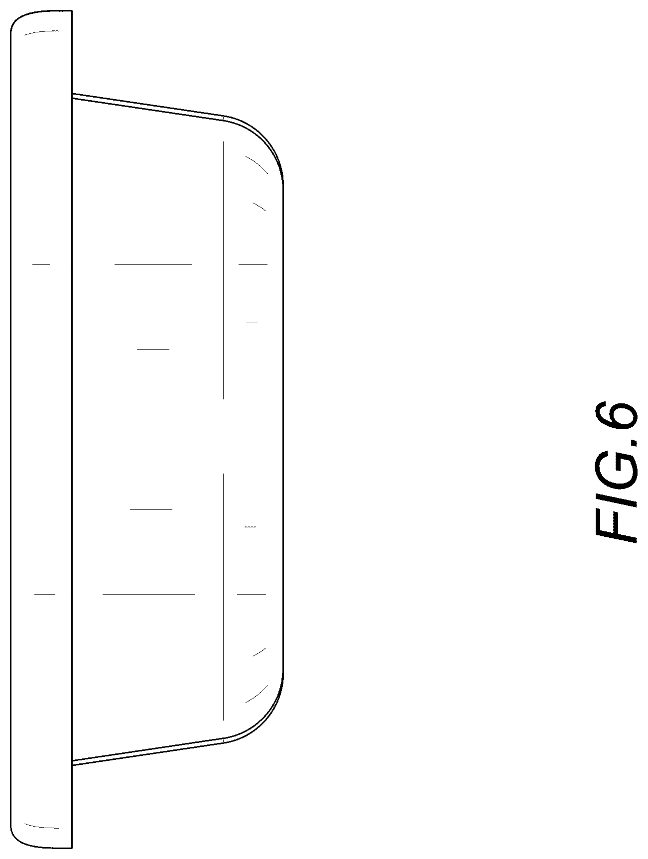 Patent USD1124801 Figure 6 – Food container