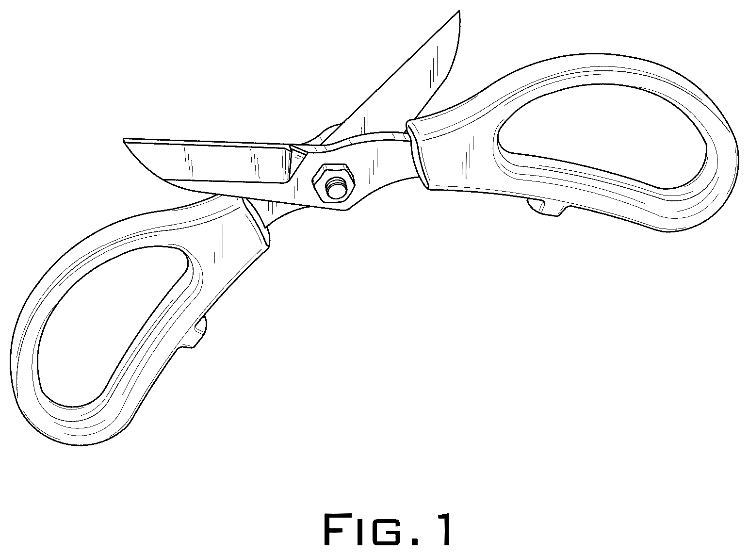 Patent USD1124814 — Scissors — Figure 1