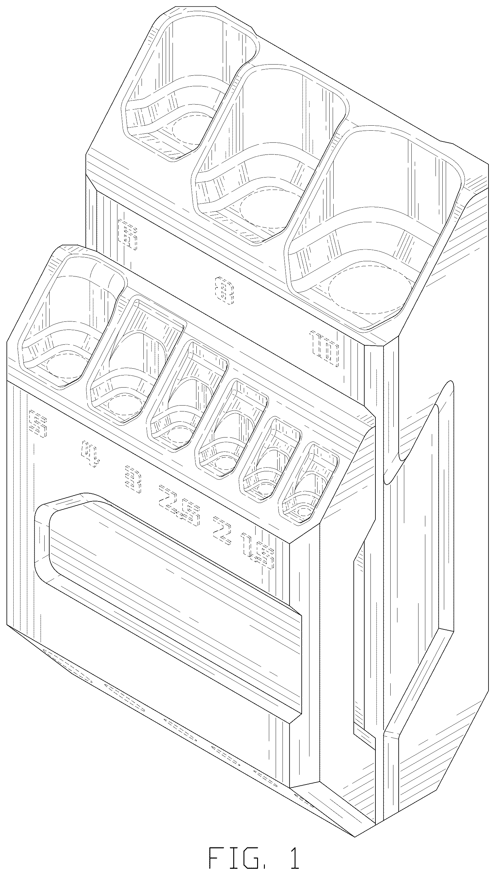 Patent USD1124818 Figure 1 – Hex key plastic holder