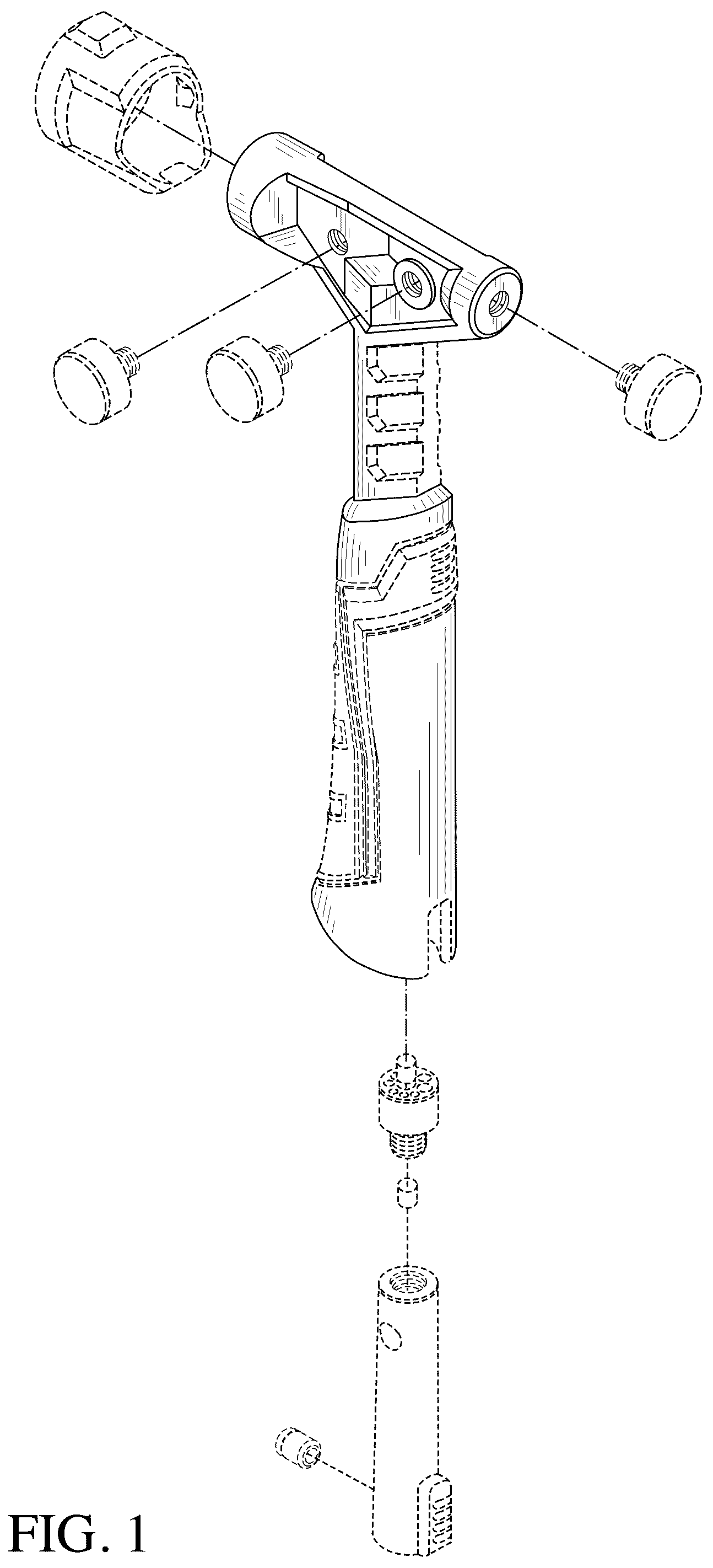 Patent USD1124820 Figure 1 – Hammer