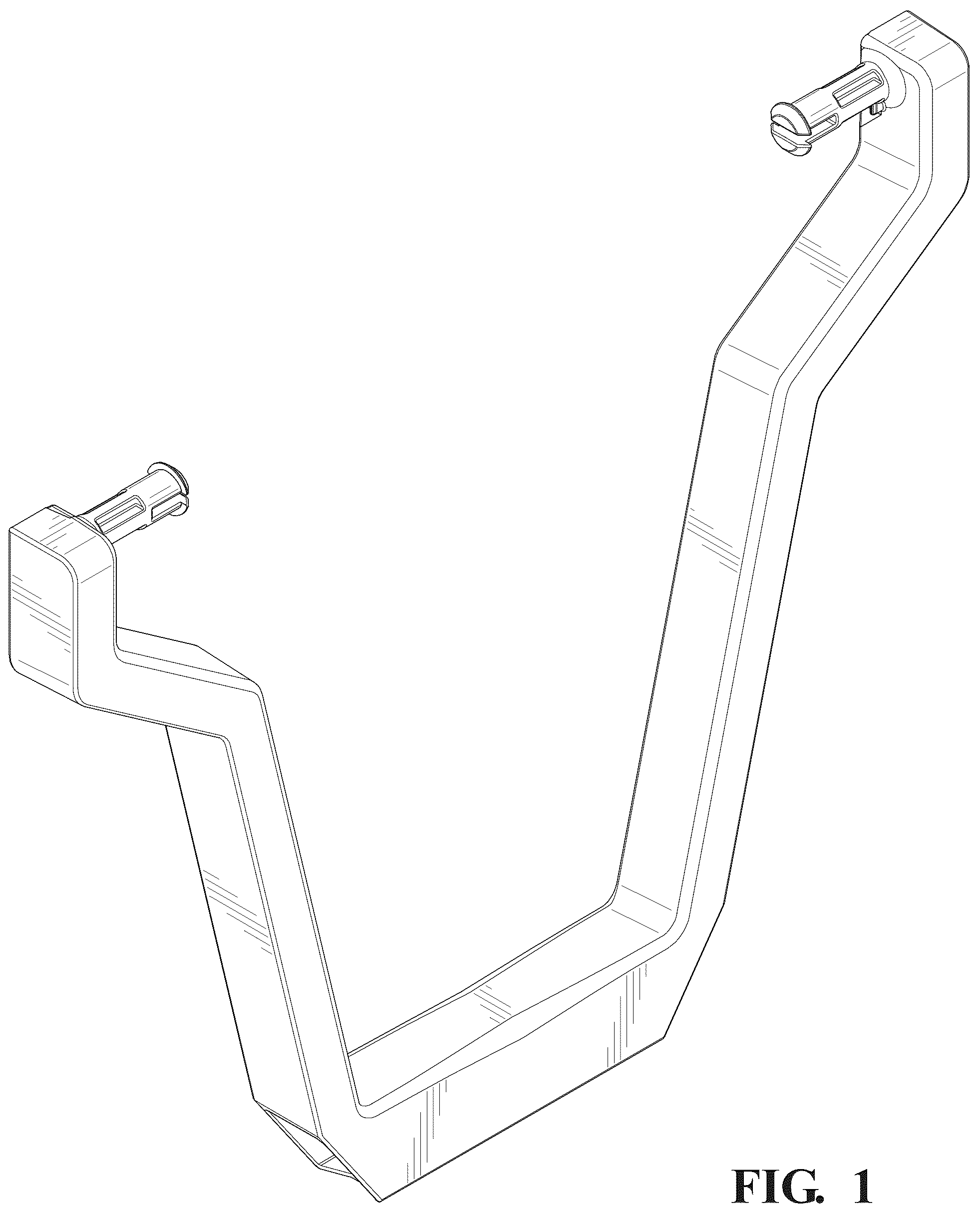 Patent USD1124825 — Handle — Figure 1