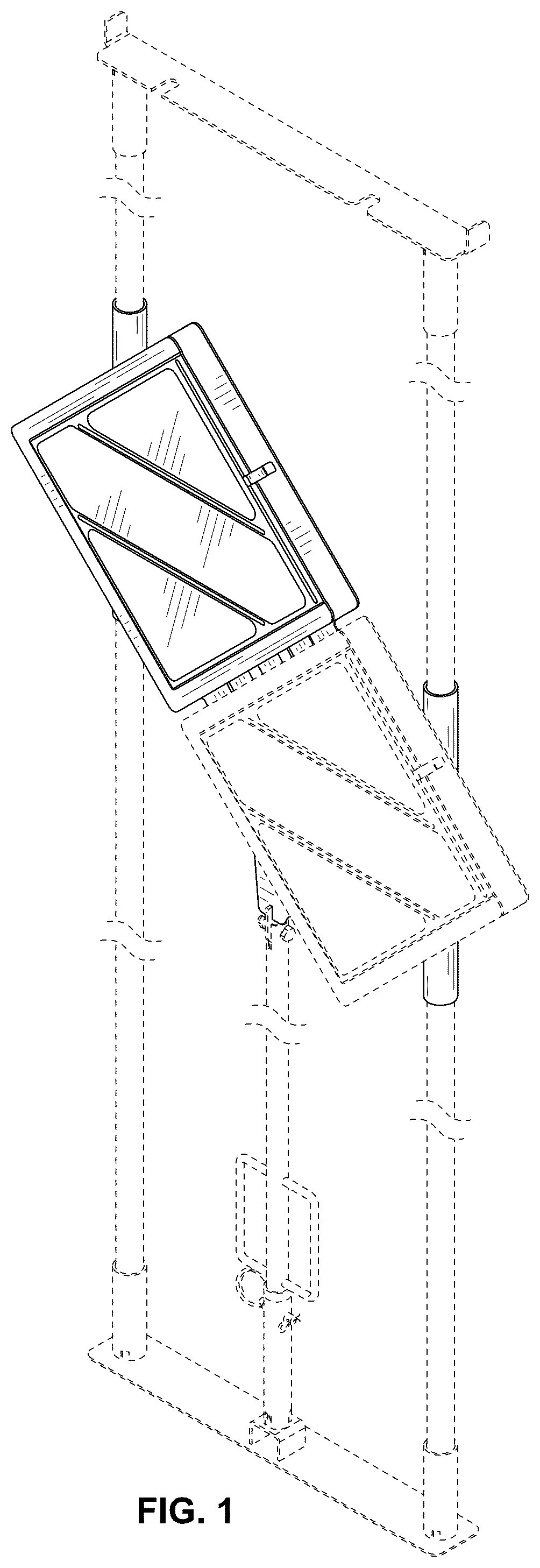 Patent USD1124835 — Mounting structure — Figure 1