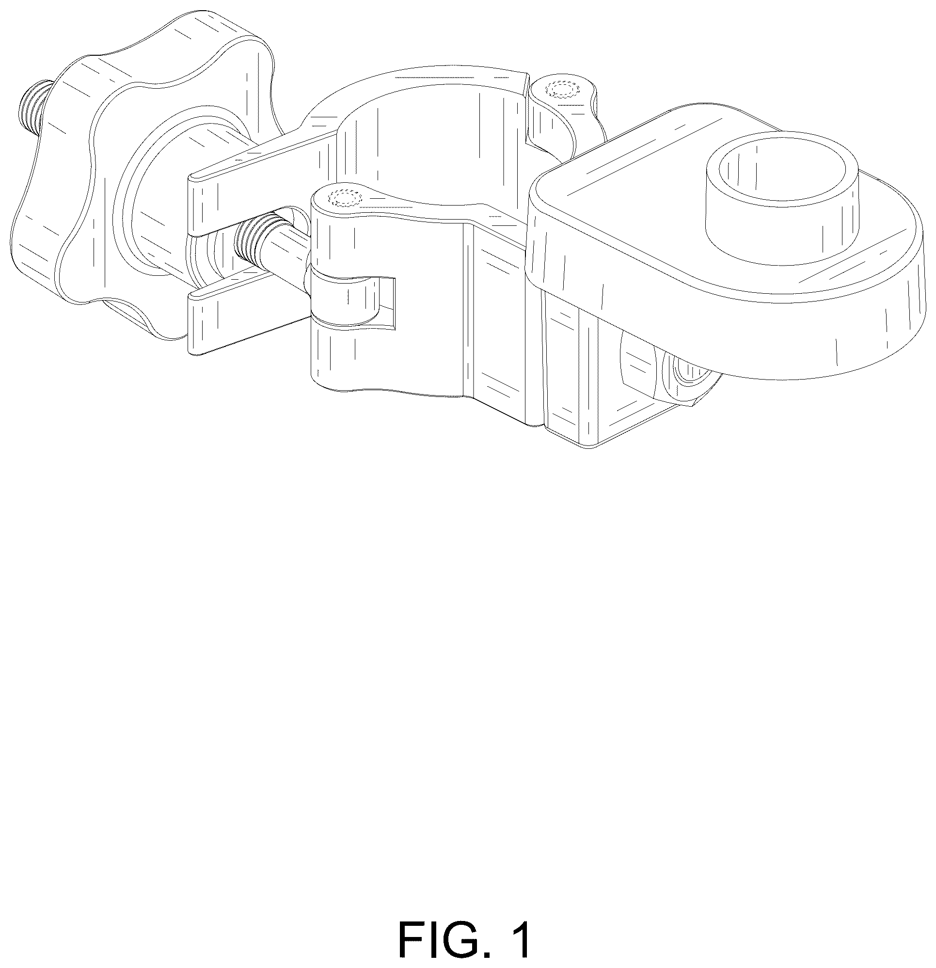 Patent USD1124846 Figure 1 – Bracket connector