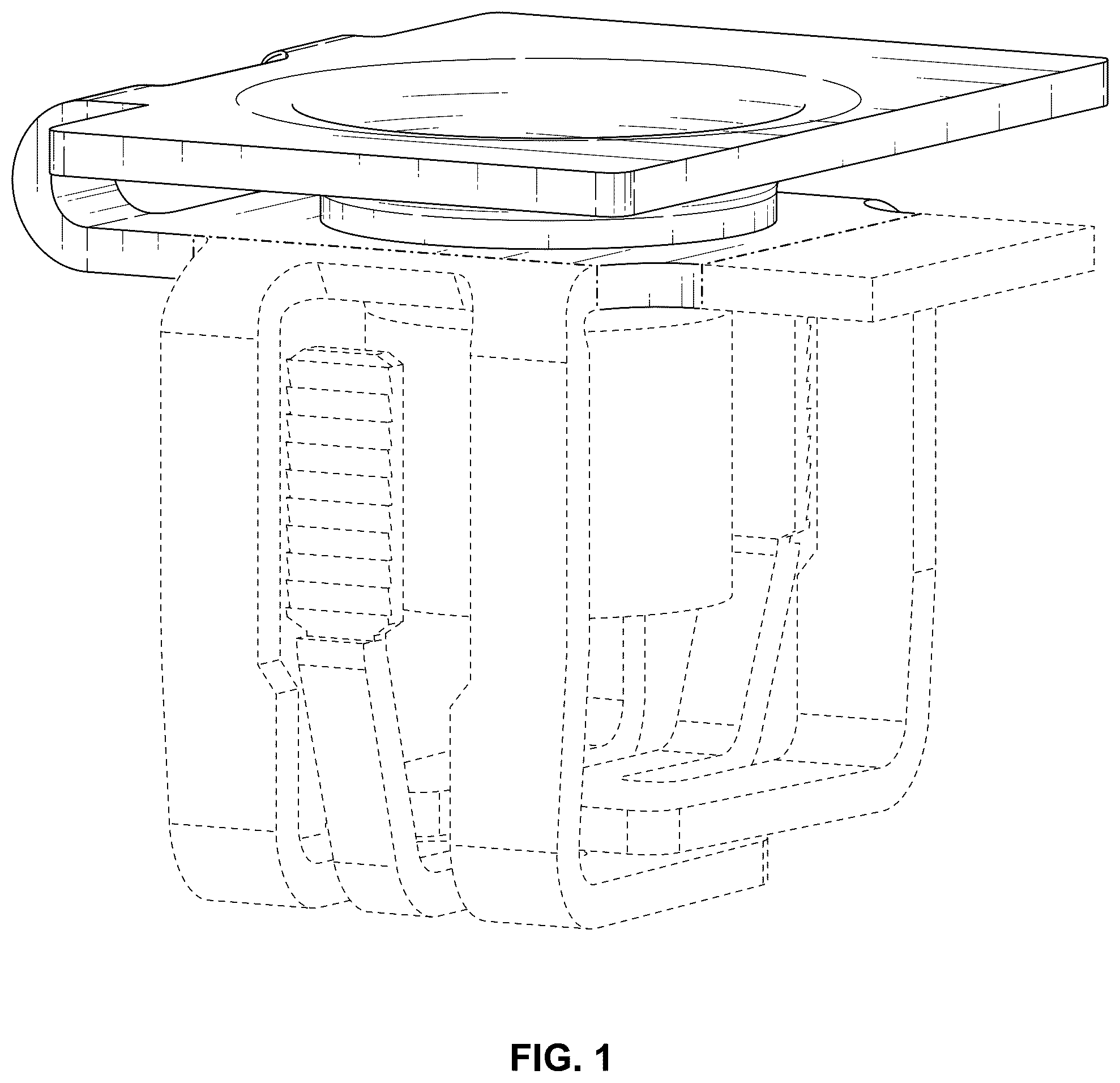 Patent USD1124849 — Fastener — Figure 1