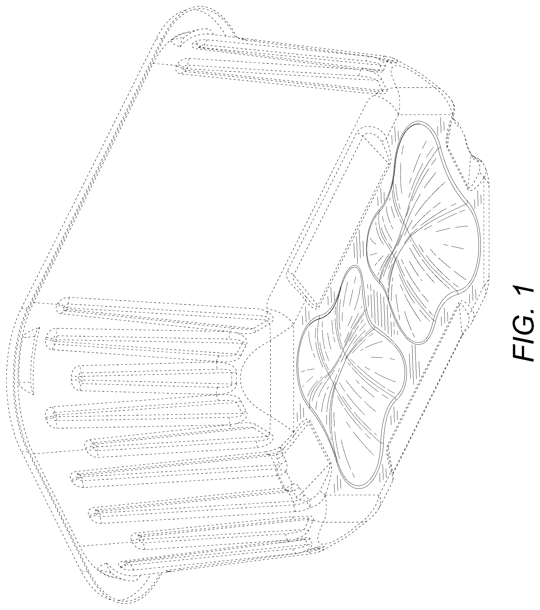 Patent USD1124860 — Food container — Figure 1