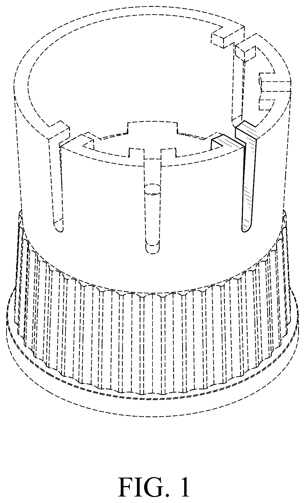 Patent USD1124869 Figure 1 – Bottle cap
