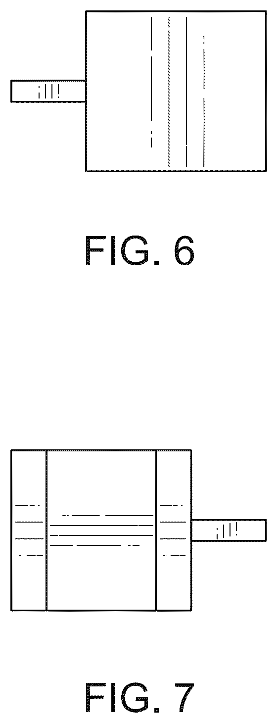 Patent USD1124873 Figure 6 – Separator for container or cup