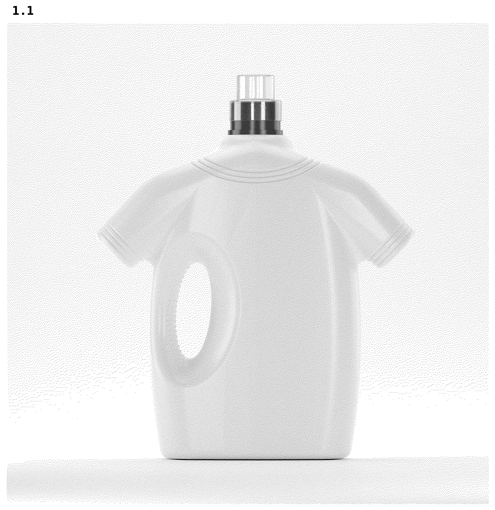 Patent USD1124880 — Bottle — Figure 1