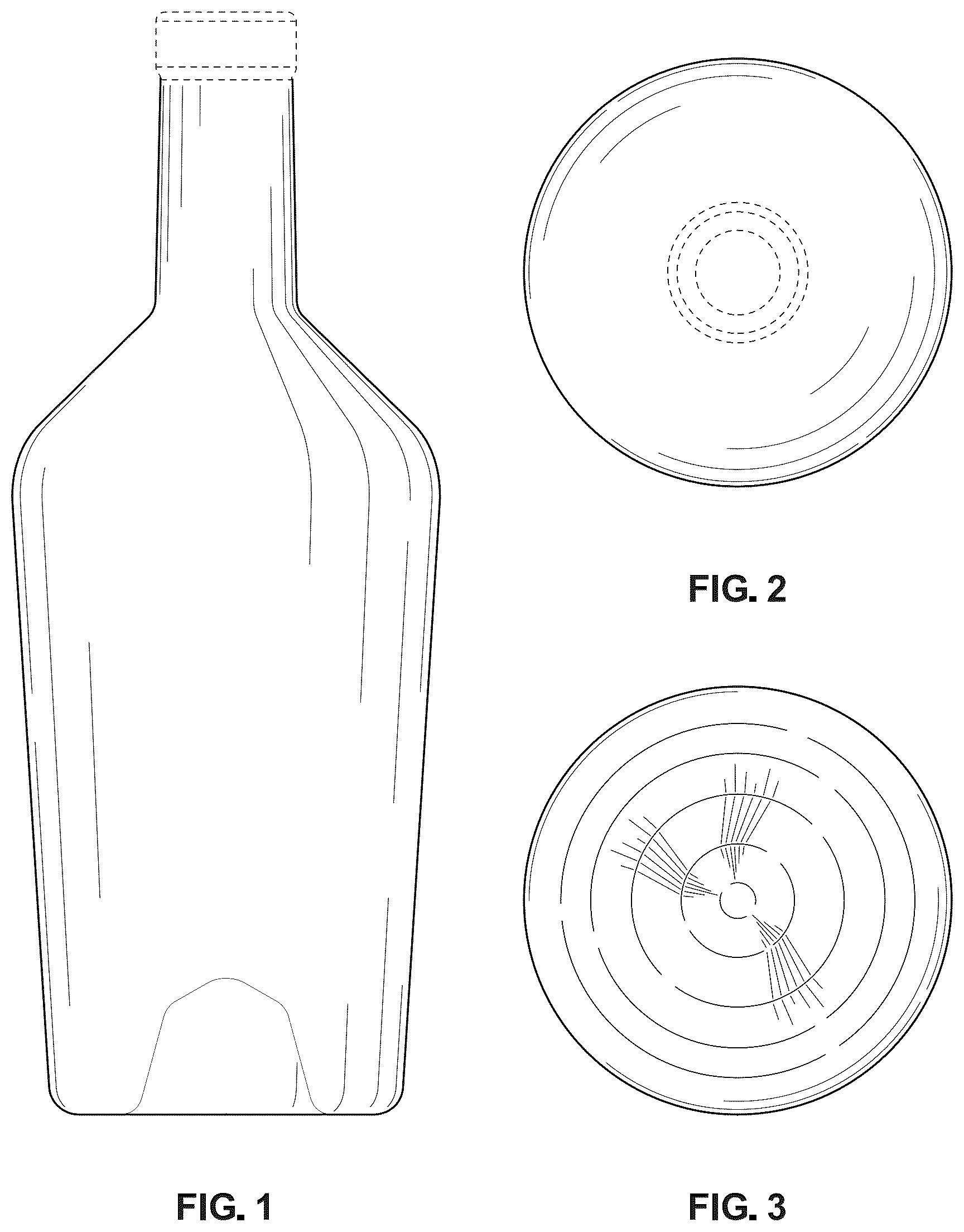 Patent USD1124881 — Bottle — Figure 1