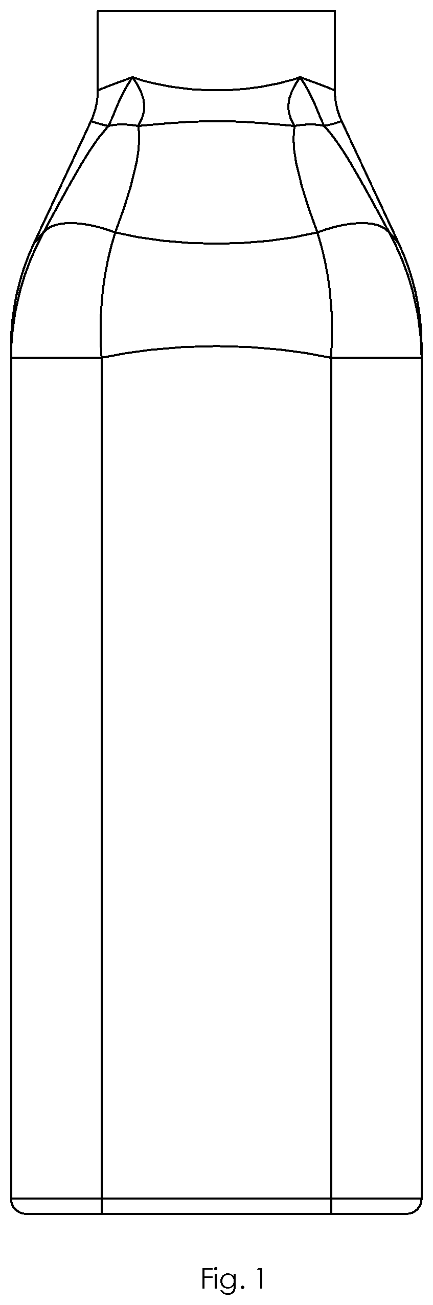 Patent USD1124887 — Bottle — Figure 1