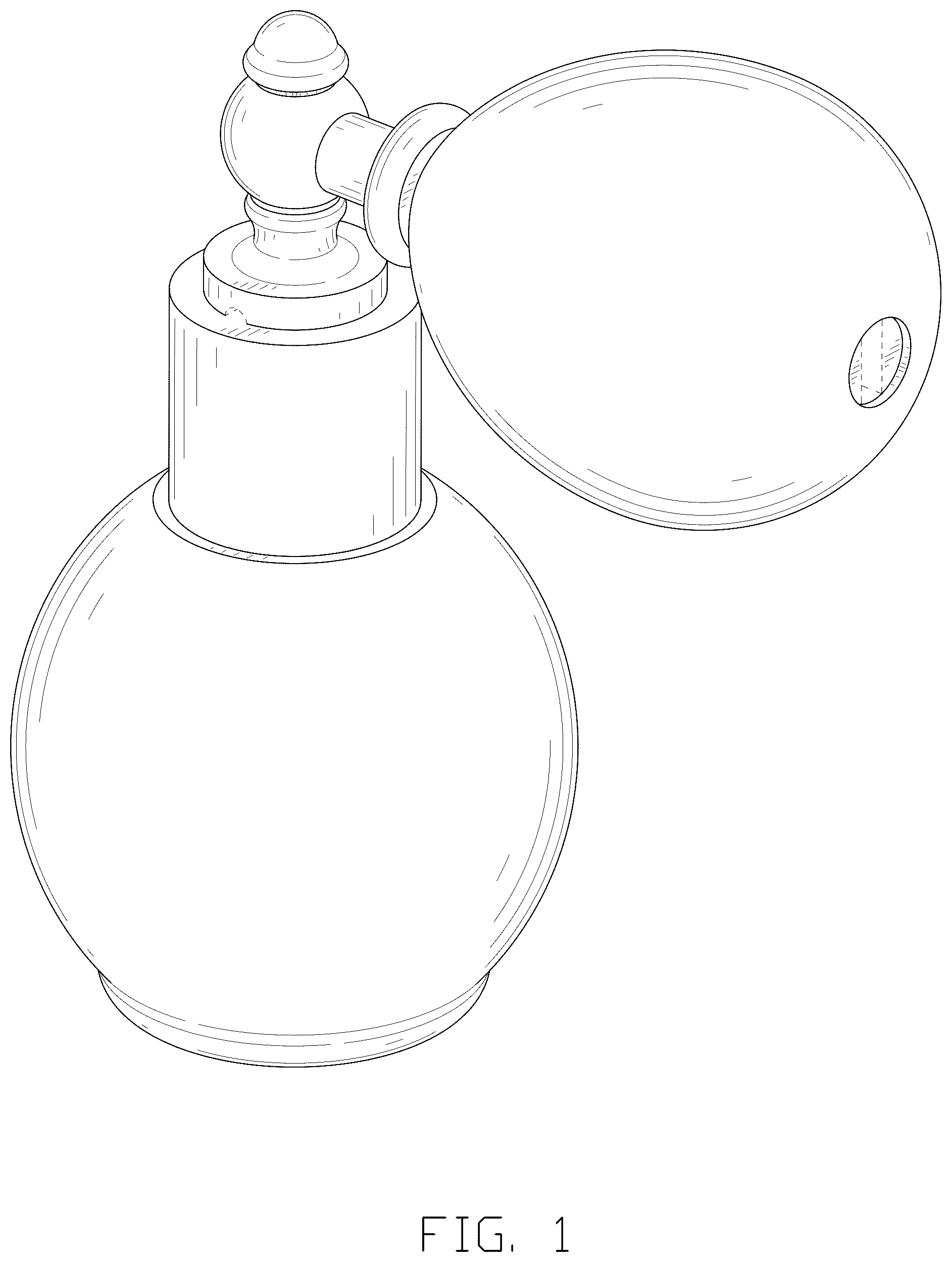 Patent USD1124891 — Cosmetic airbag bottle — Figure 1